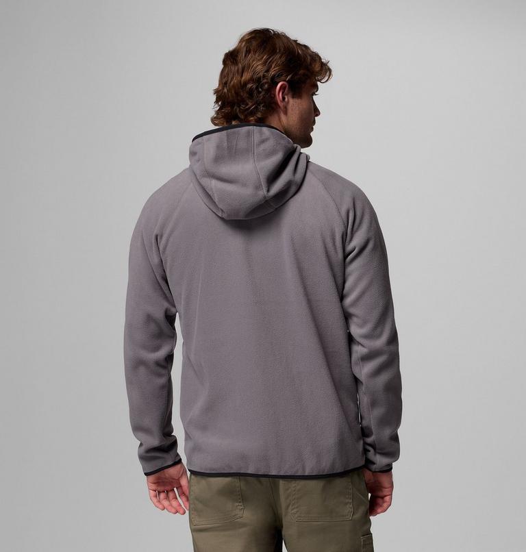 Chaqueta de forro polar con capucha Fast Trek Overlay para hombre, Color: City Grey, Black, image 3