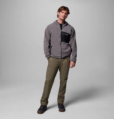 Chaqueta de forro polar con capucha Fast Trek Overlay para hombre, Color: City Grey, Black, image 10