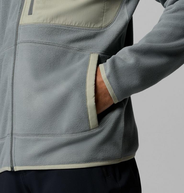 Men's Fast Trek Overlay Hooded Full Zip Jacket, Color: Sedona Sage, Safari, image 7