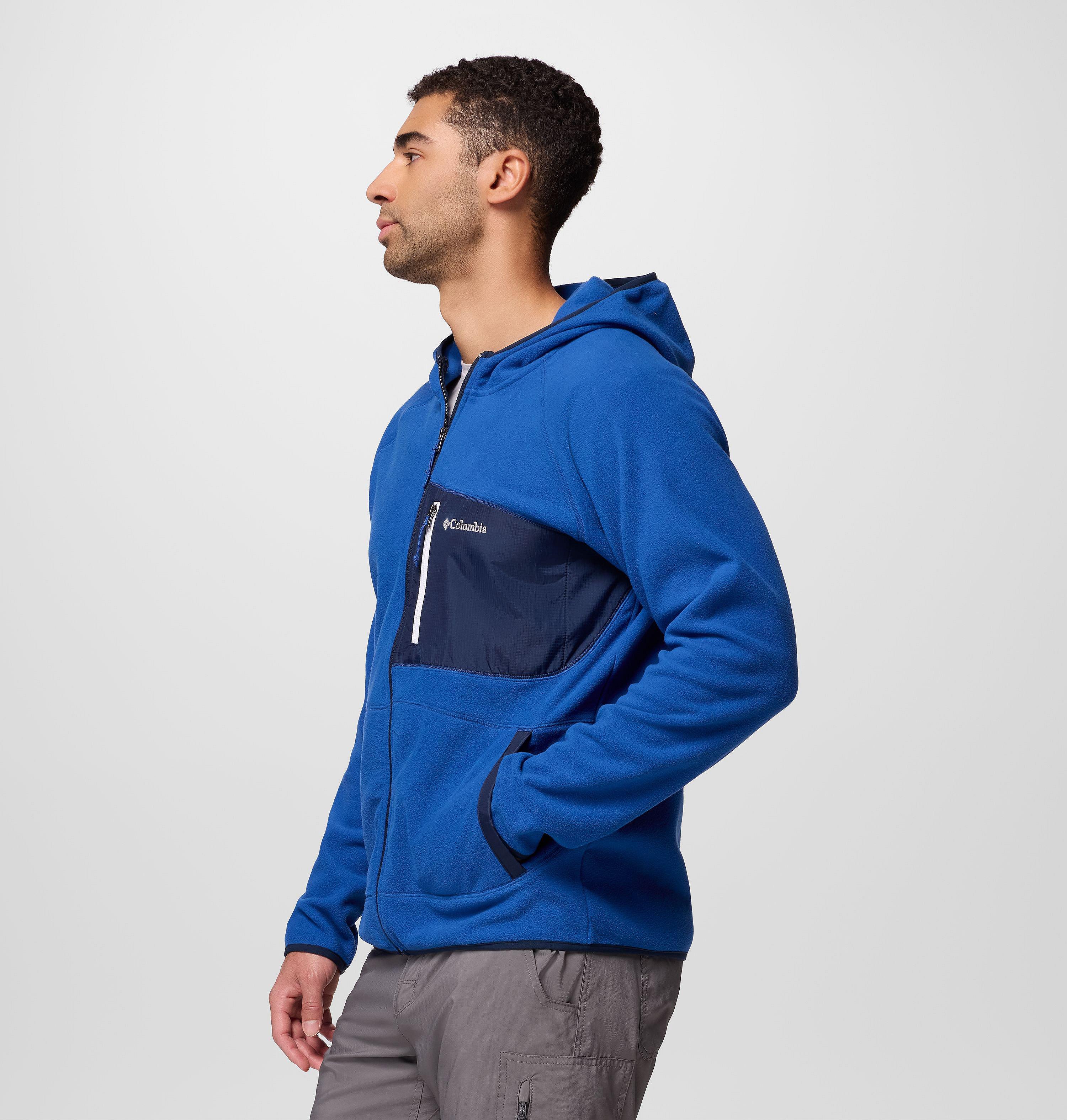 Men's Fast Trek Overlay Hooded Full Zip Jacket | 433 | M 4