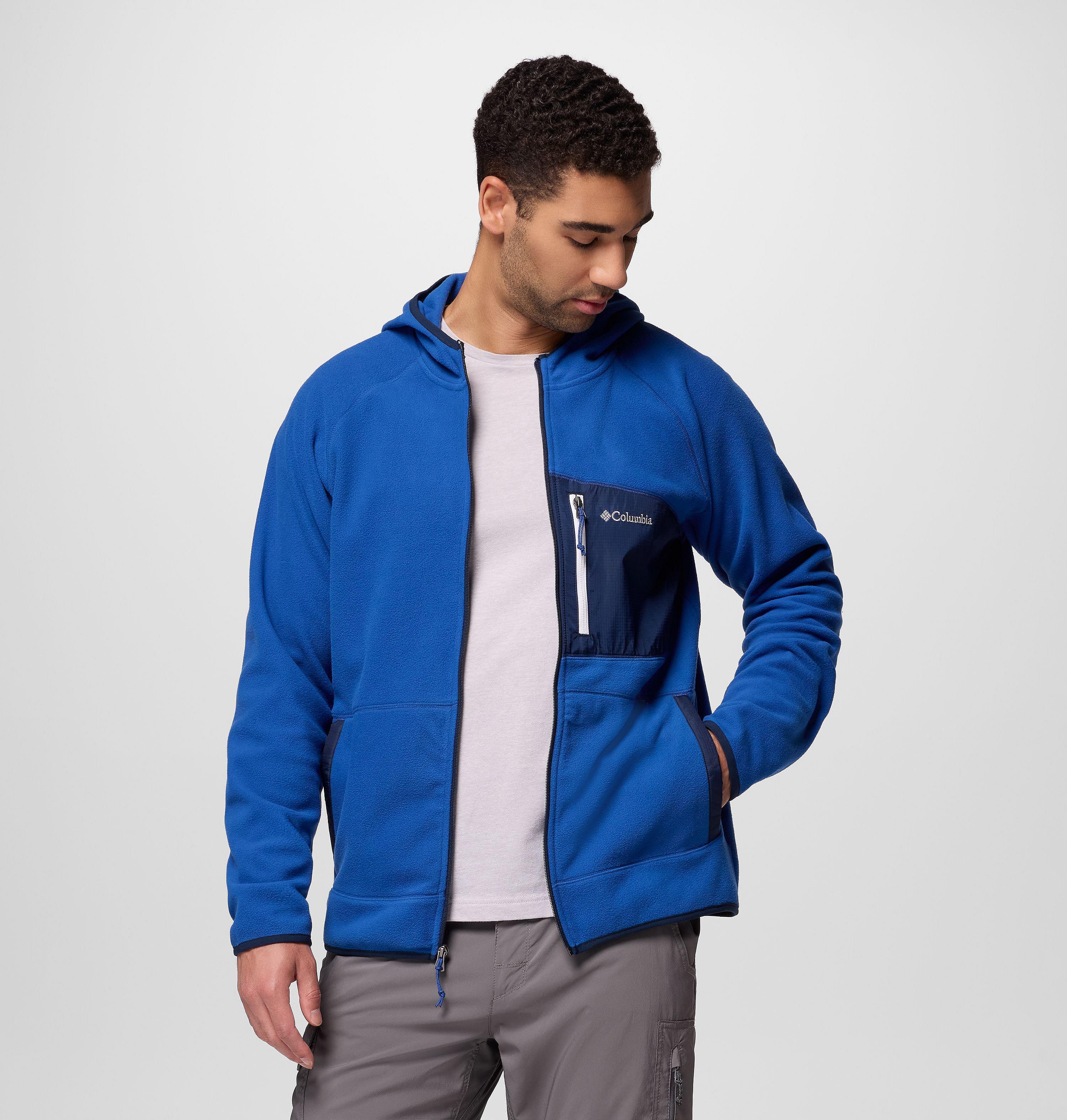 Men's Fast Trek Overlay Hooded Full Zip Jacket | 433 | M 5