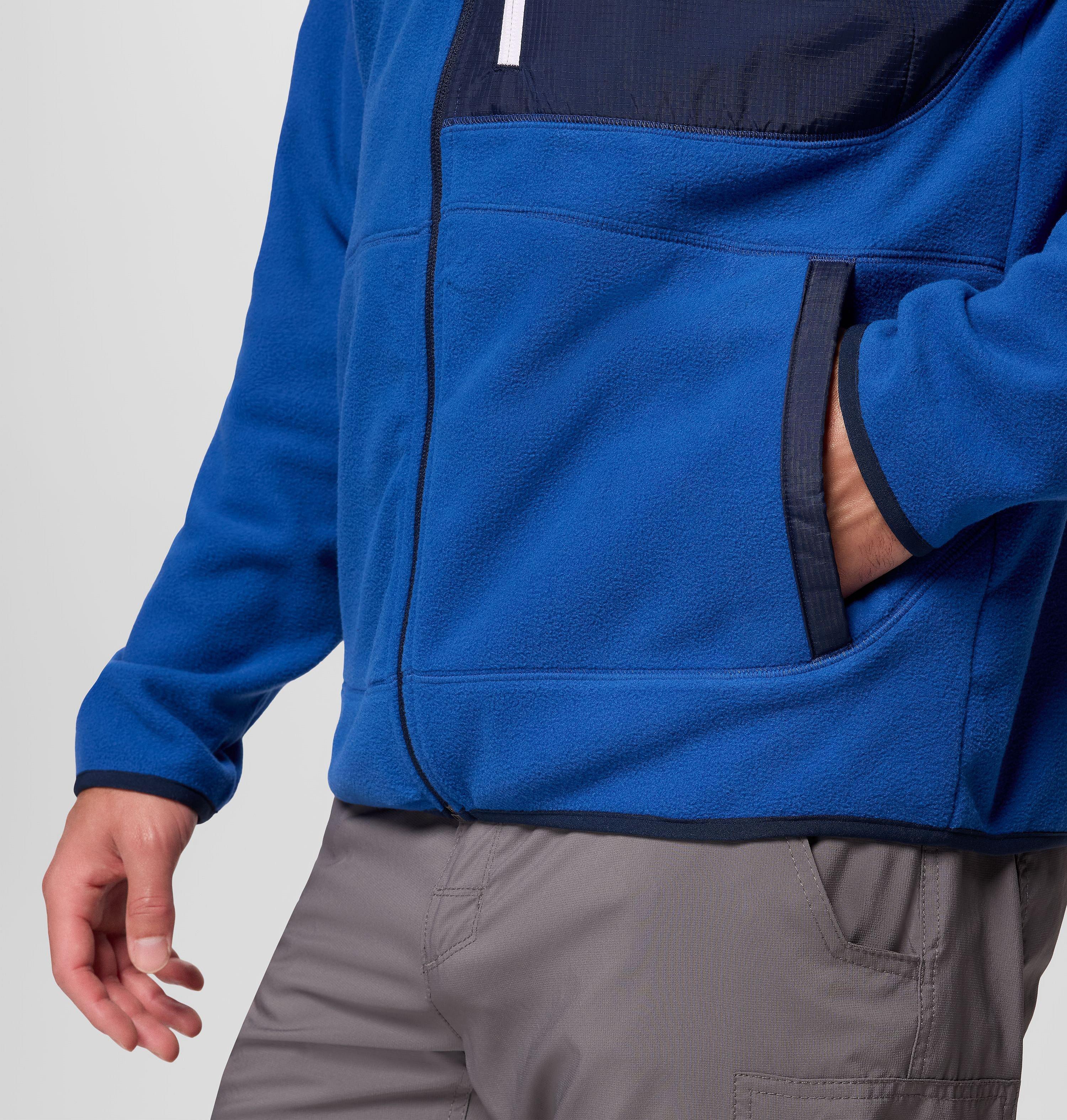 Men's Fast Trek Overlay Hooded Full Zip Jacket | 433 | M 7