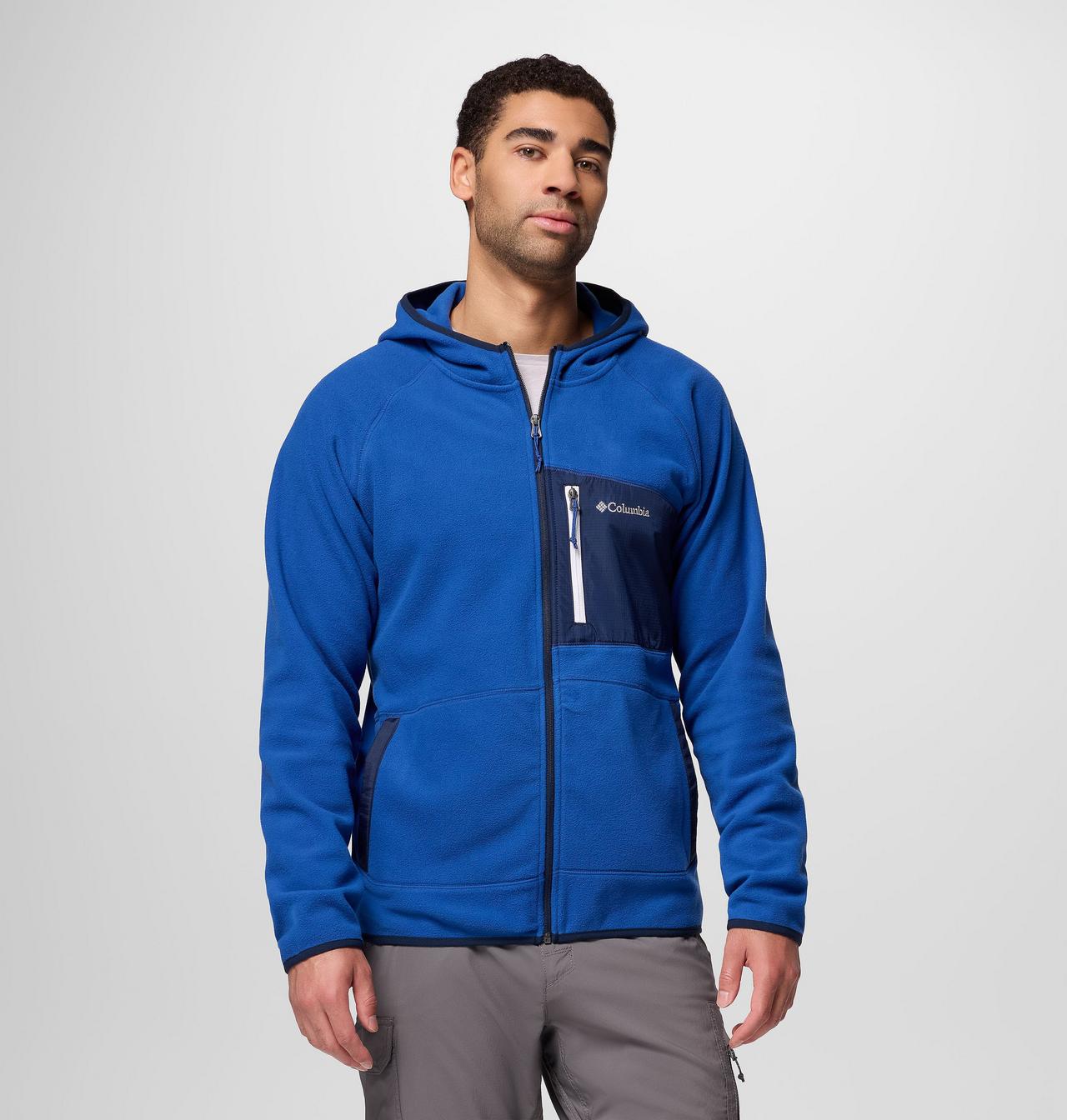 Men's Fast Trek Overlay Hooded Full Zip Jacket | Columbia