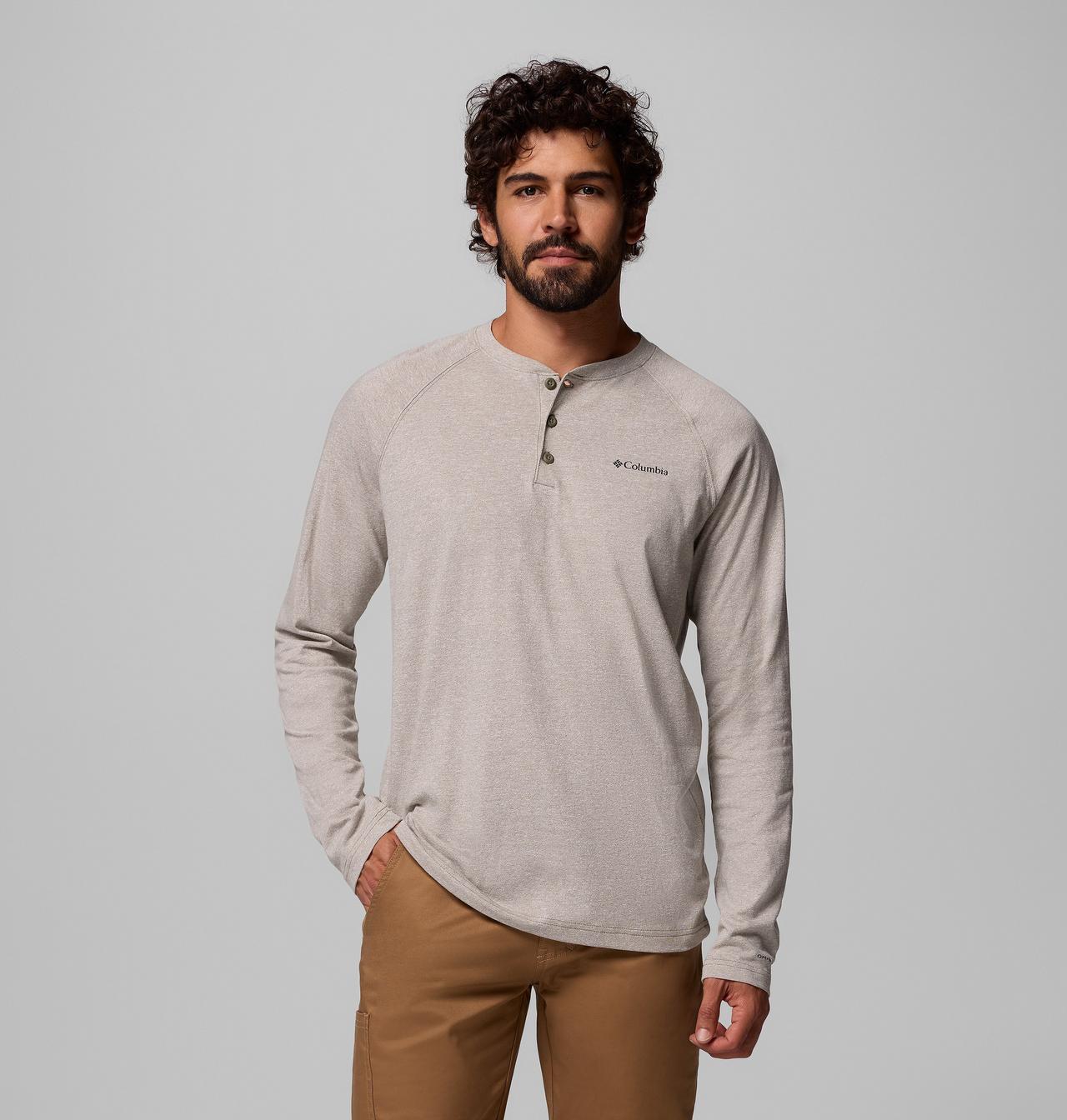 Men's Thistletown Hills™ Raglan Henley - Tall | 397 | 3XT 1