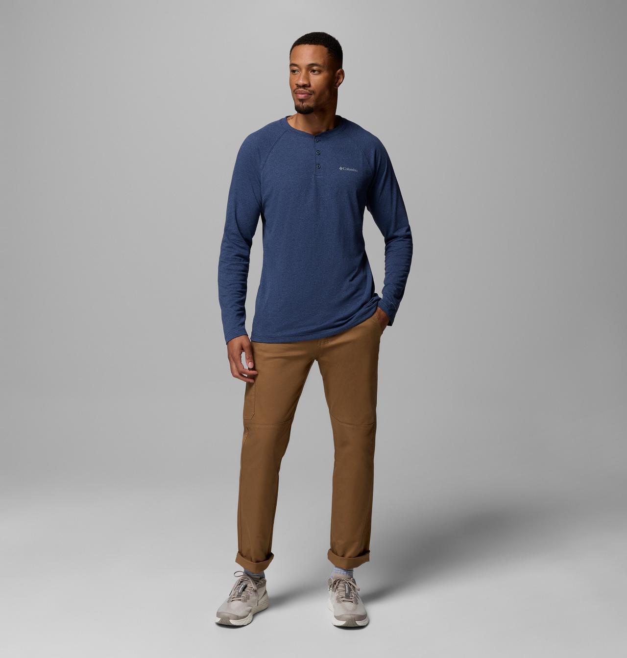 Men's Thistletown Hills™ Raglan Henley - Tall 2