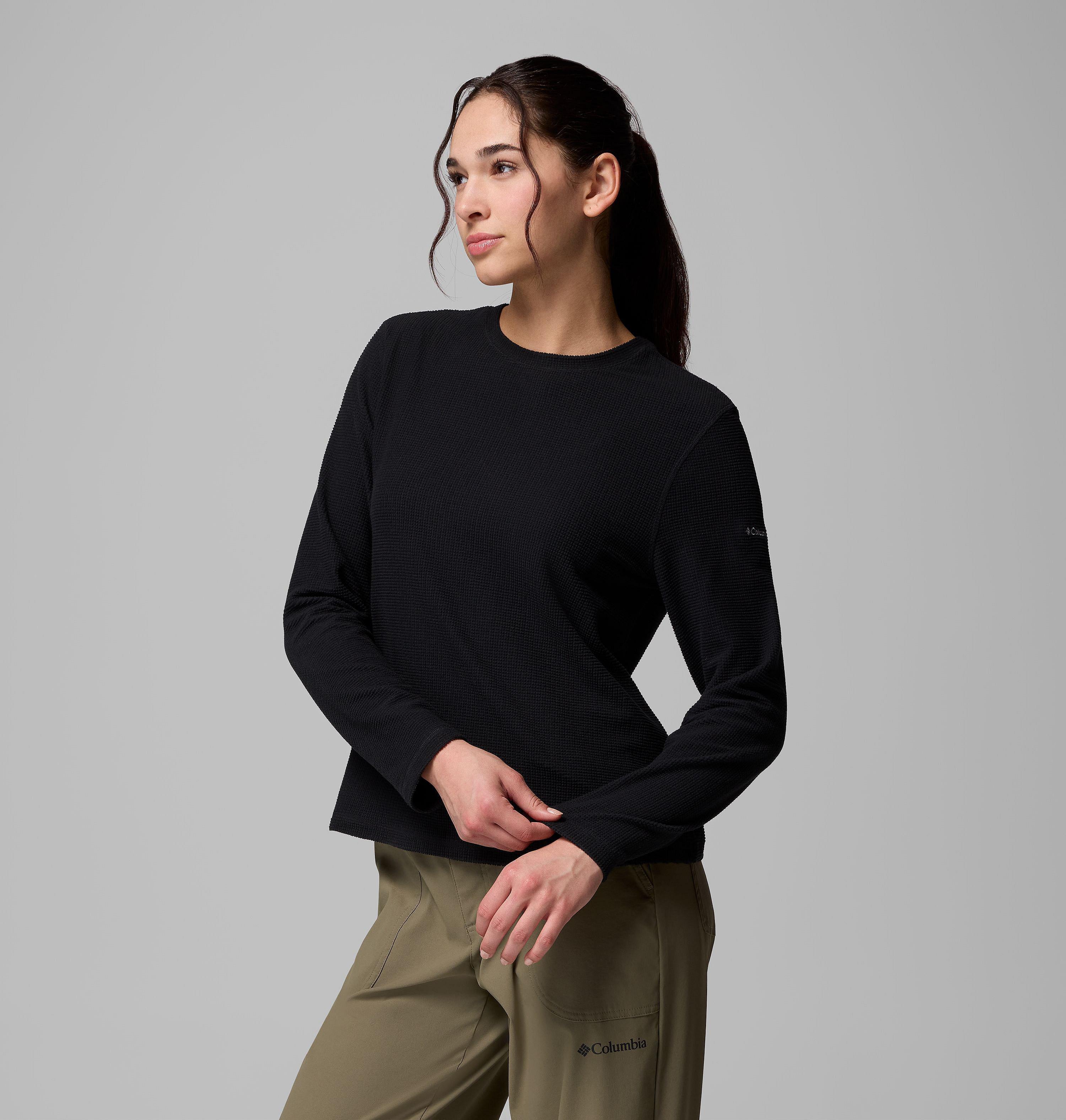 Women's Brea Falls Grid Crew Long Sleeve Shirt 4