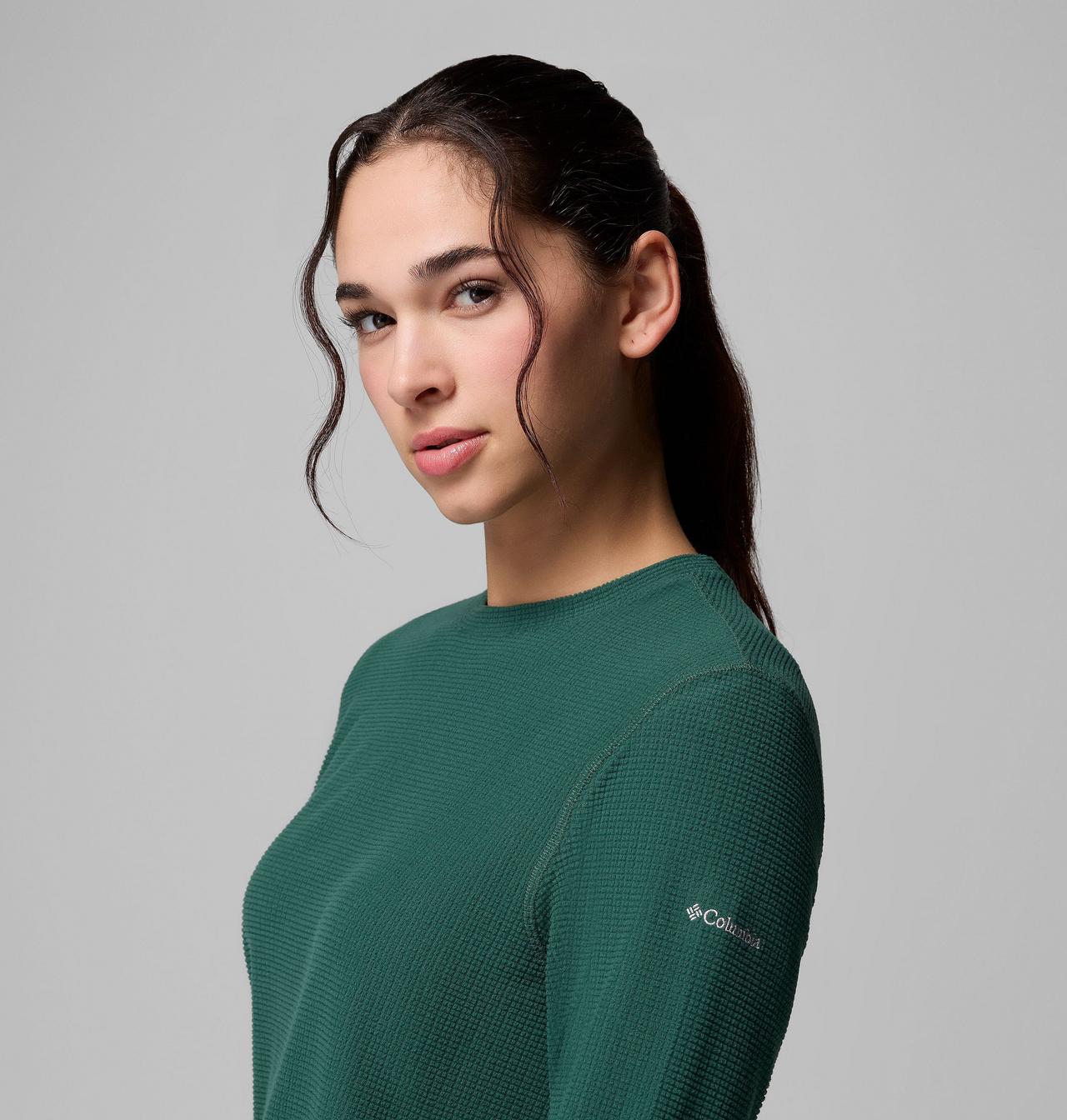 Women's Brea Falls™ Grid Crew Long Sleeve Shirt 5