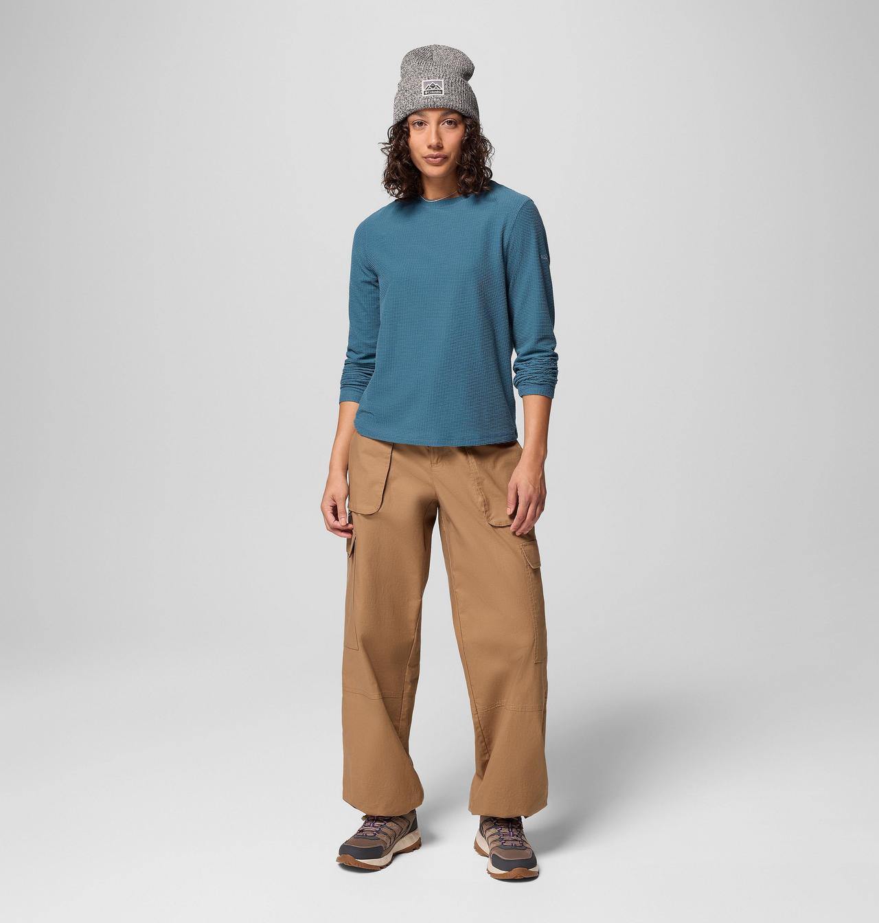 Women's Brea Falls™ Grid Crew Long Sleeve Shirt 2