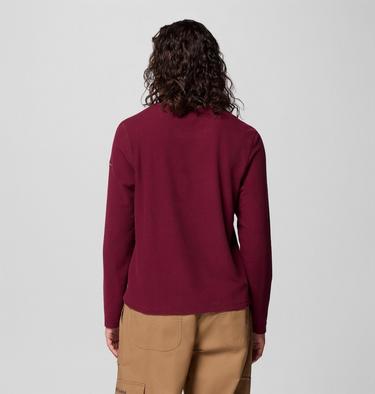 Maglia tecnica a manica lunga Brea Falls Grid da donna, Color: Rich Wine, image 3