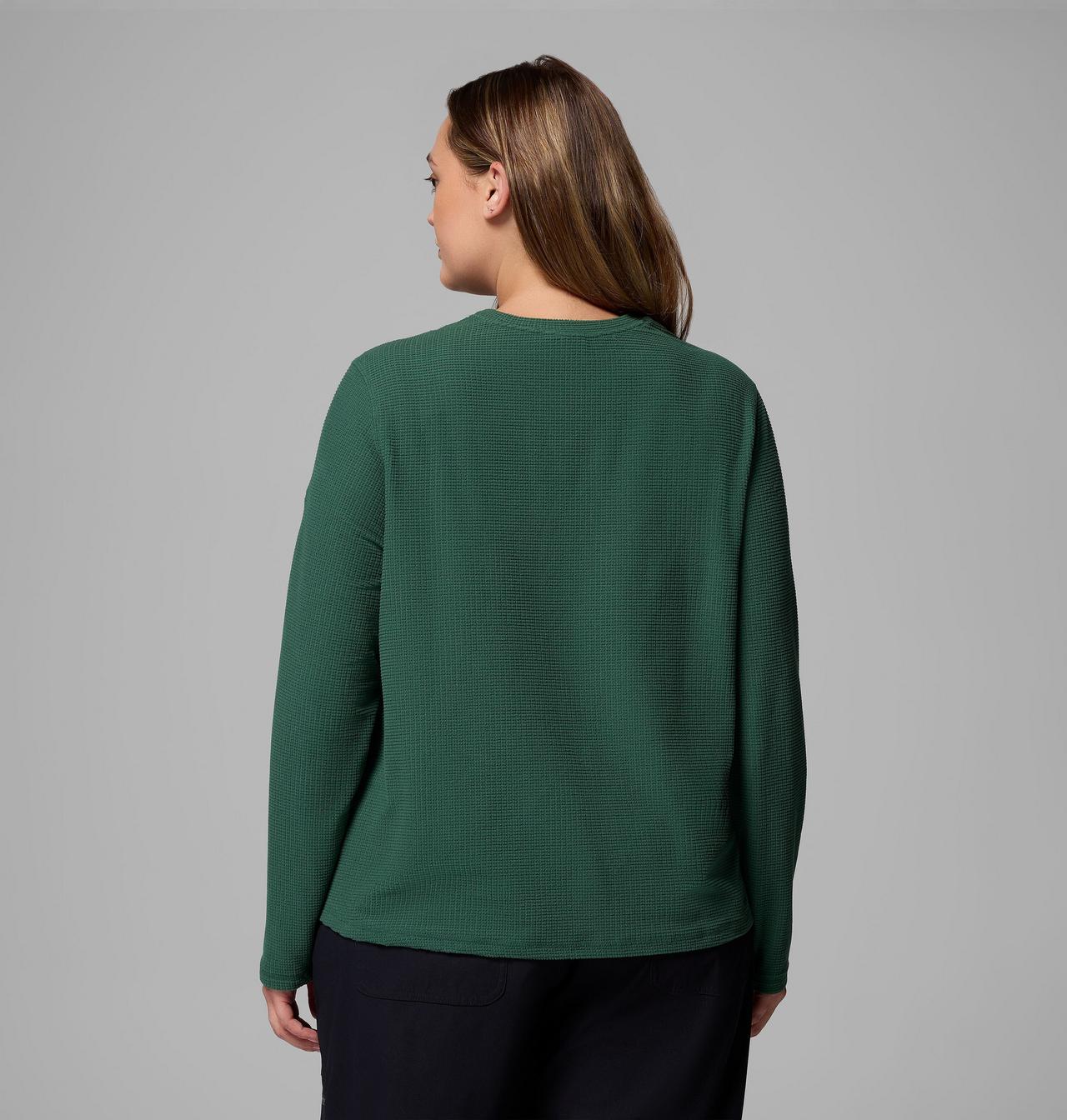 Women's Brea Falls™ Grid Crew Long Sleeve Shirt - Plus Size 3