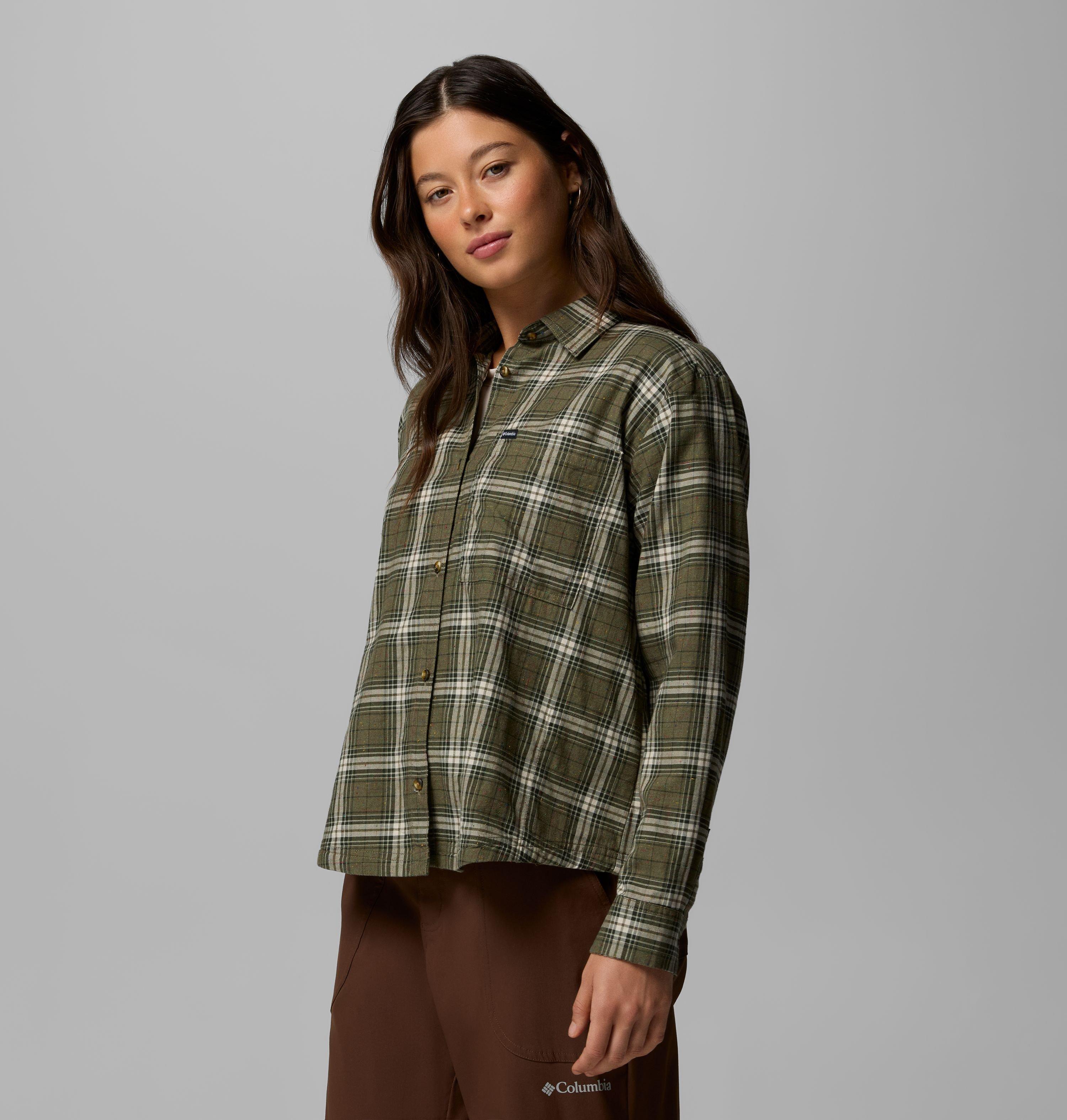 Women's Blue Point Creek Woven Long Sleeve Shirt 4