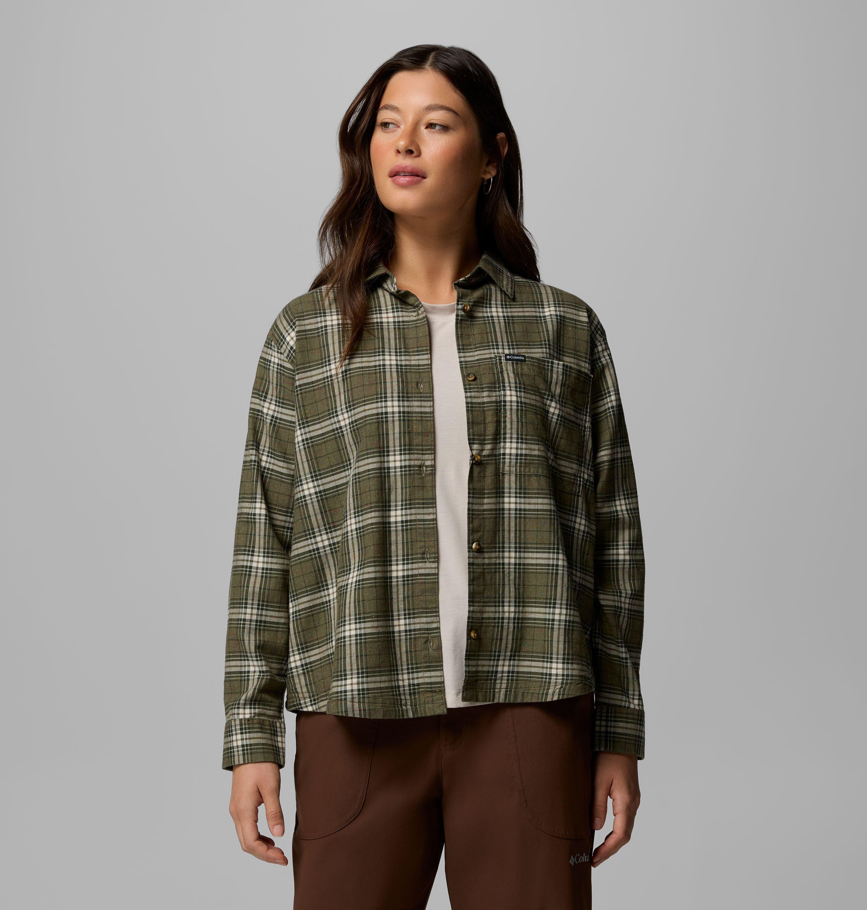 Women's Blue Point Creek Woven Long Sleeve Shirt 5