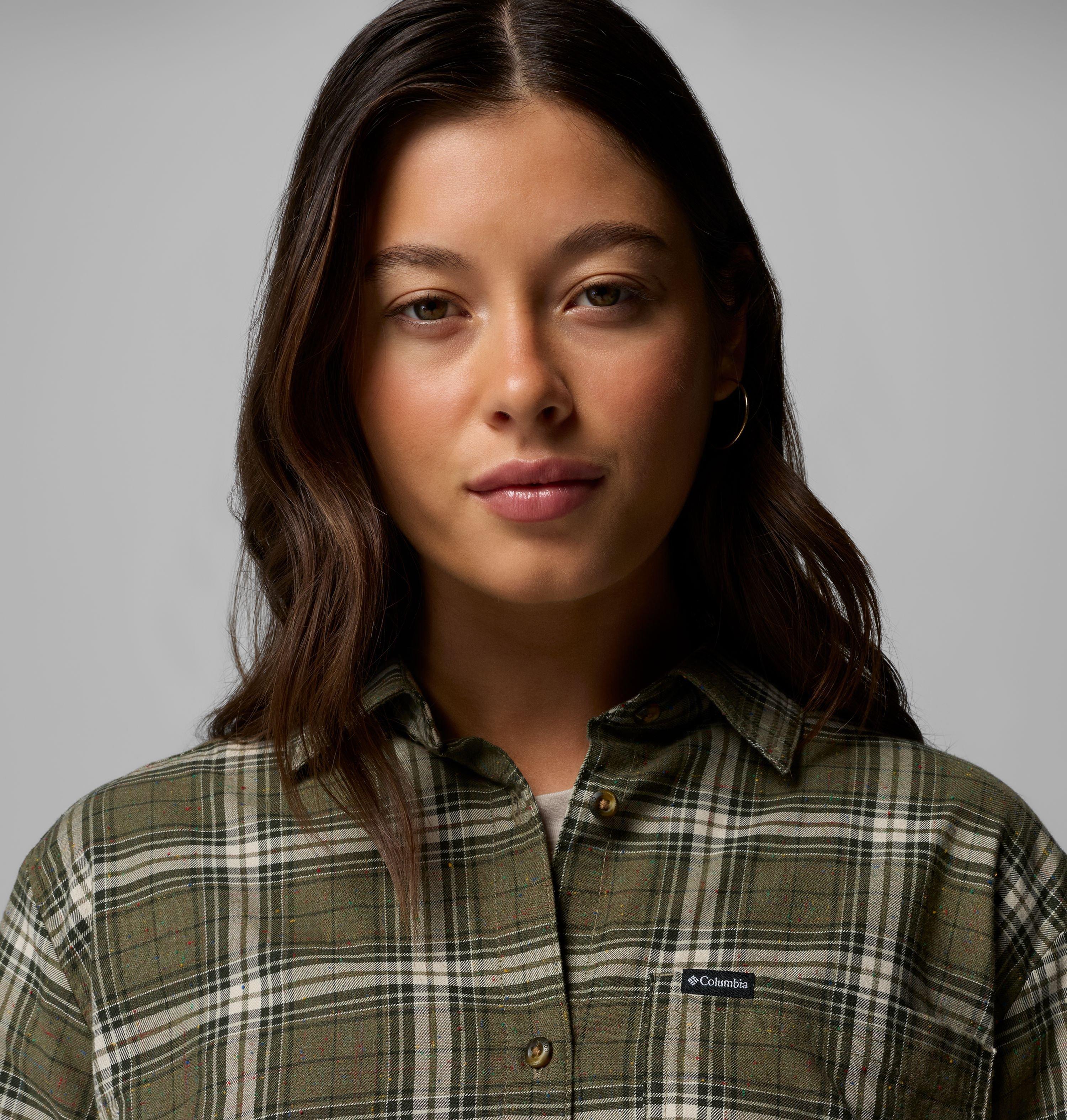 Women's Blue Point Creek Woven Long Sleeve Shirt 6
