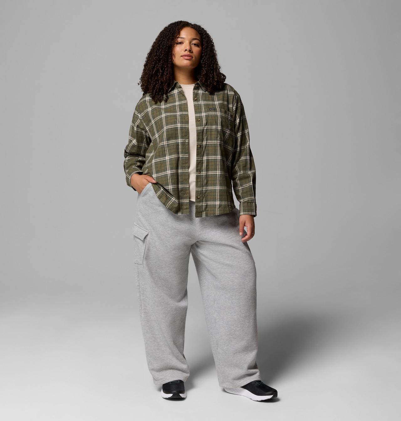 Women's Blue Point Creek™ Woven Long Sleeve Shirt - Plus Size 2