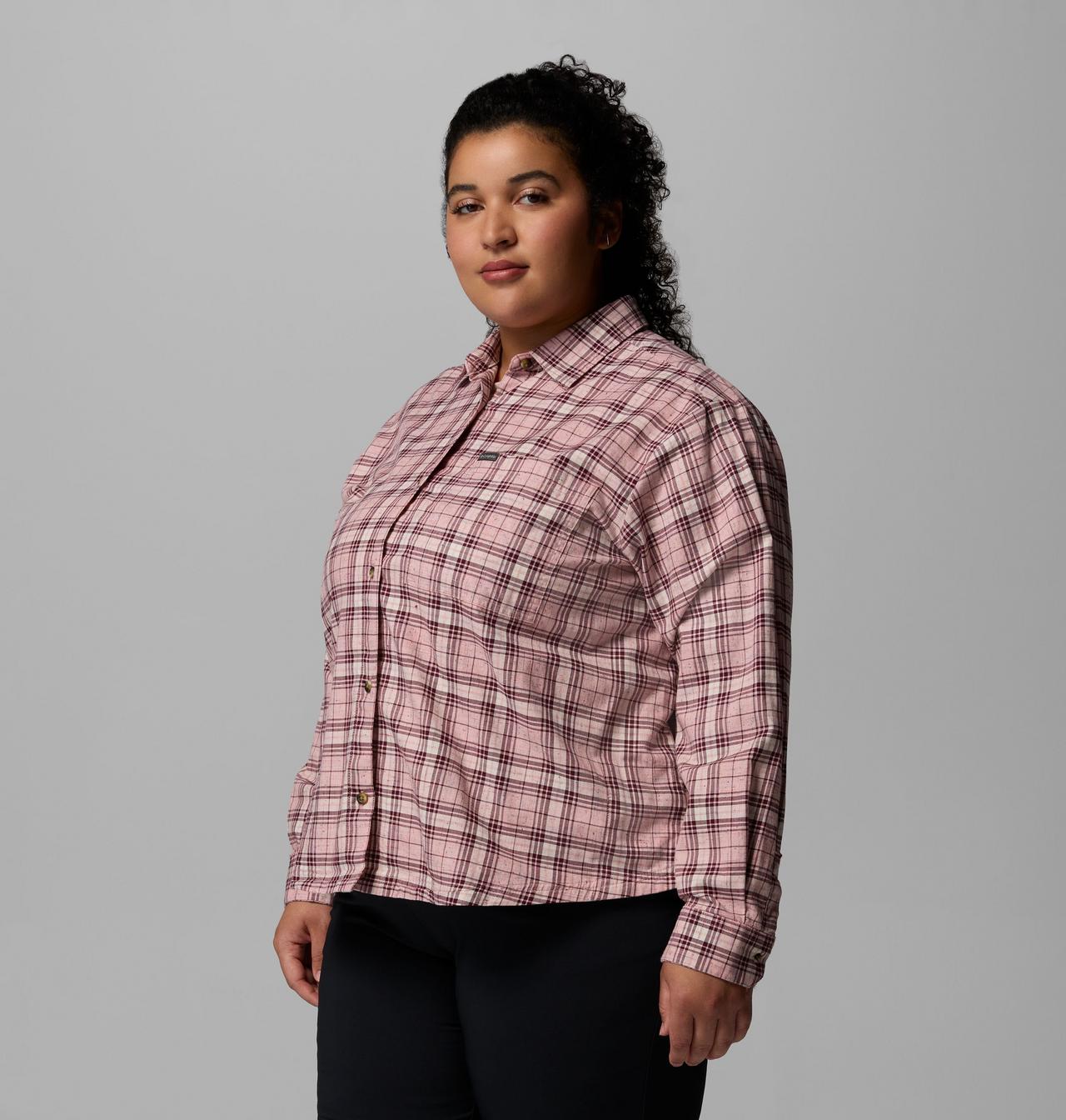 Women's Blue Point Creek™ Woven Long Sleeve Shirt - Plus Size | 659 | 2X 4