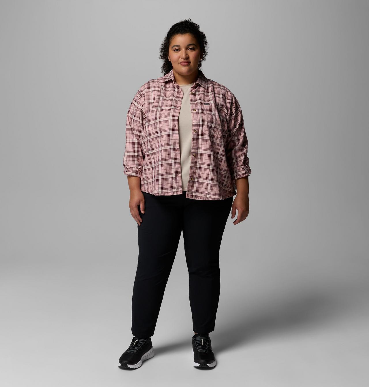 Women's Blue Point Creek™ Woven Long Sleeve Shirt - Plus Size | 659 | 2X 2