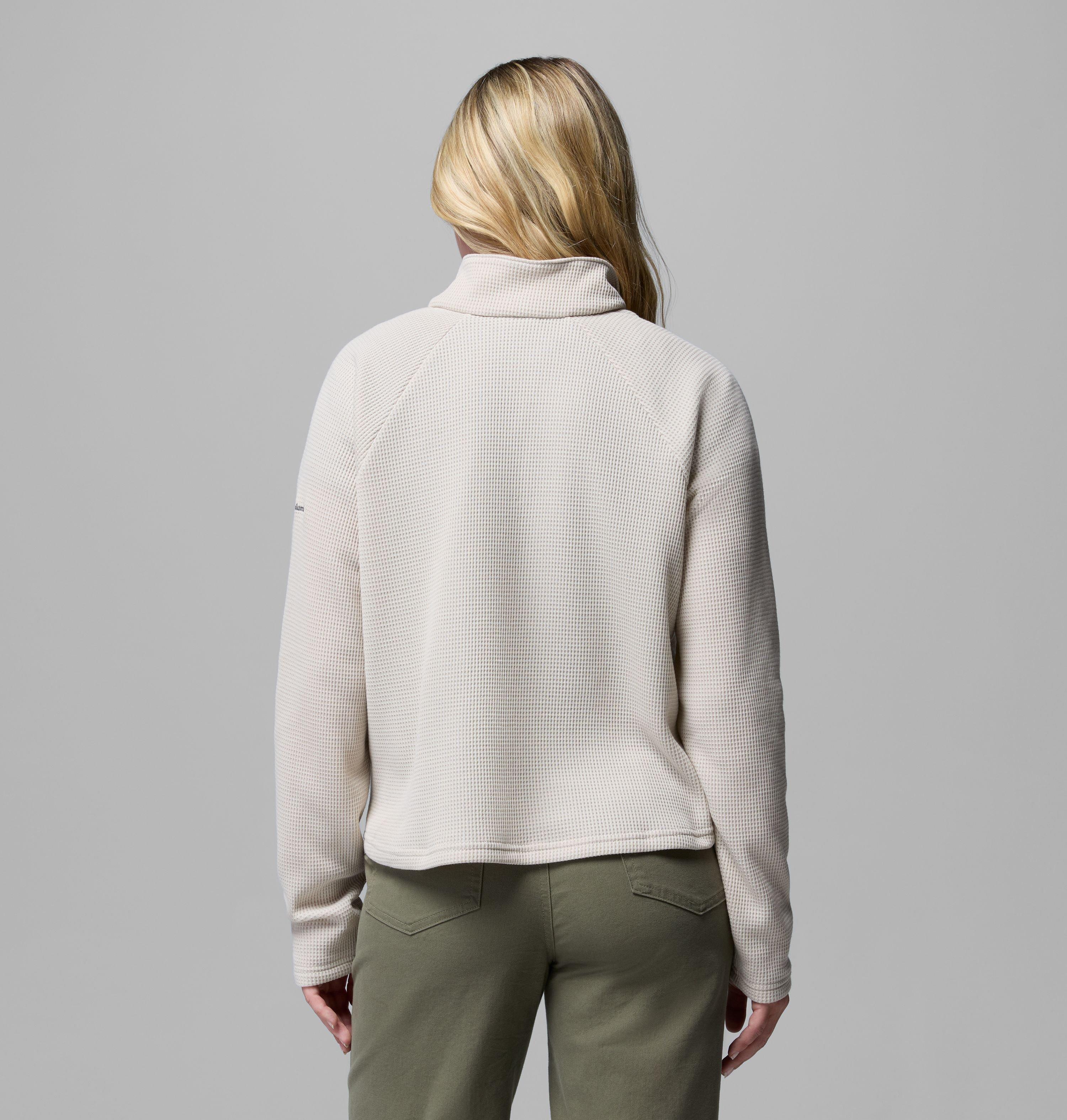 Chemise gaufrée avec fermeture mi-longeur à boutons-pression Holly Hideaway pour femme | 279 | S 3