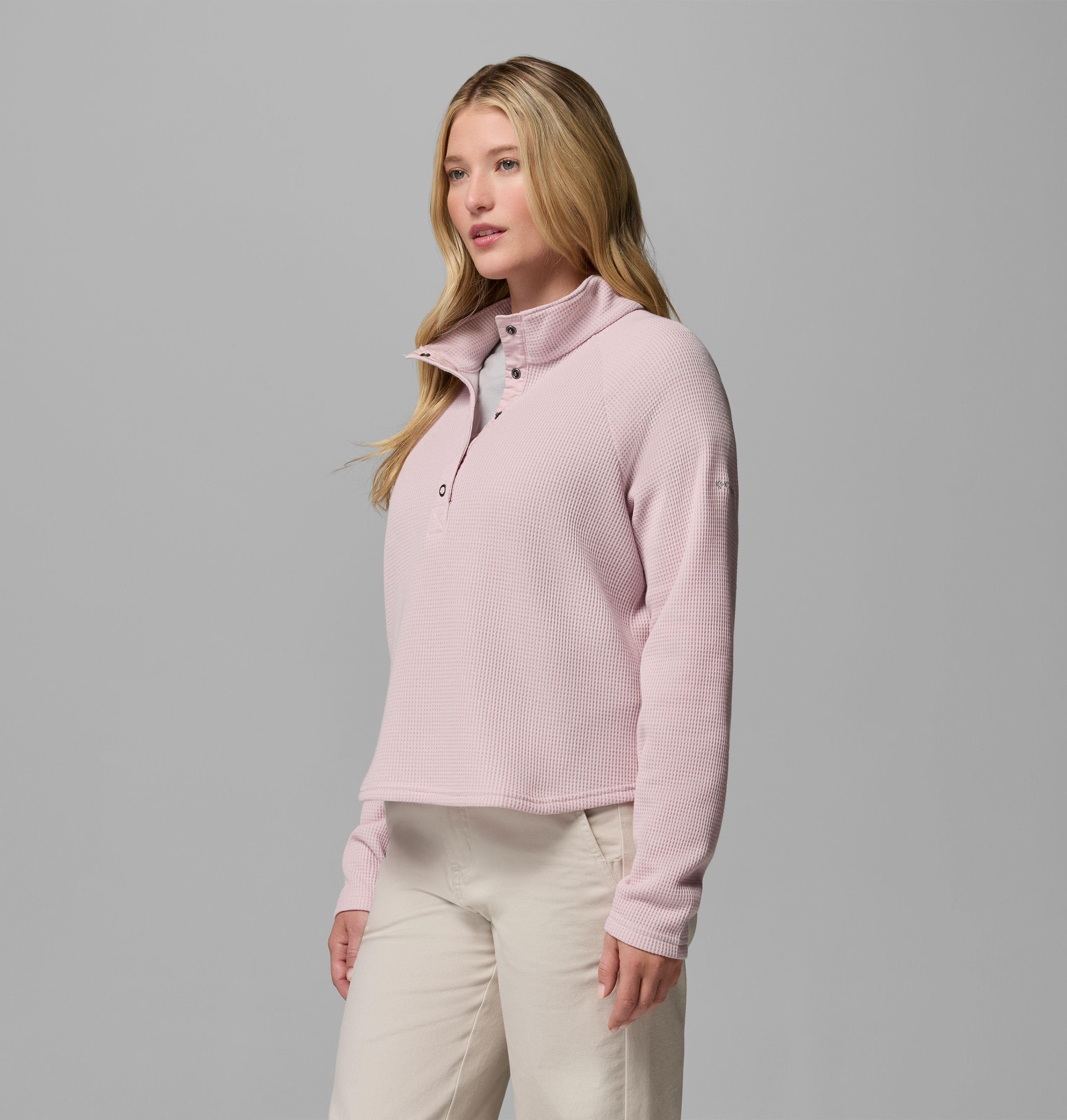 Women's Holly Hideaway Waffle Half Snap Shirt 4