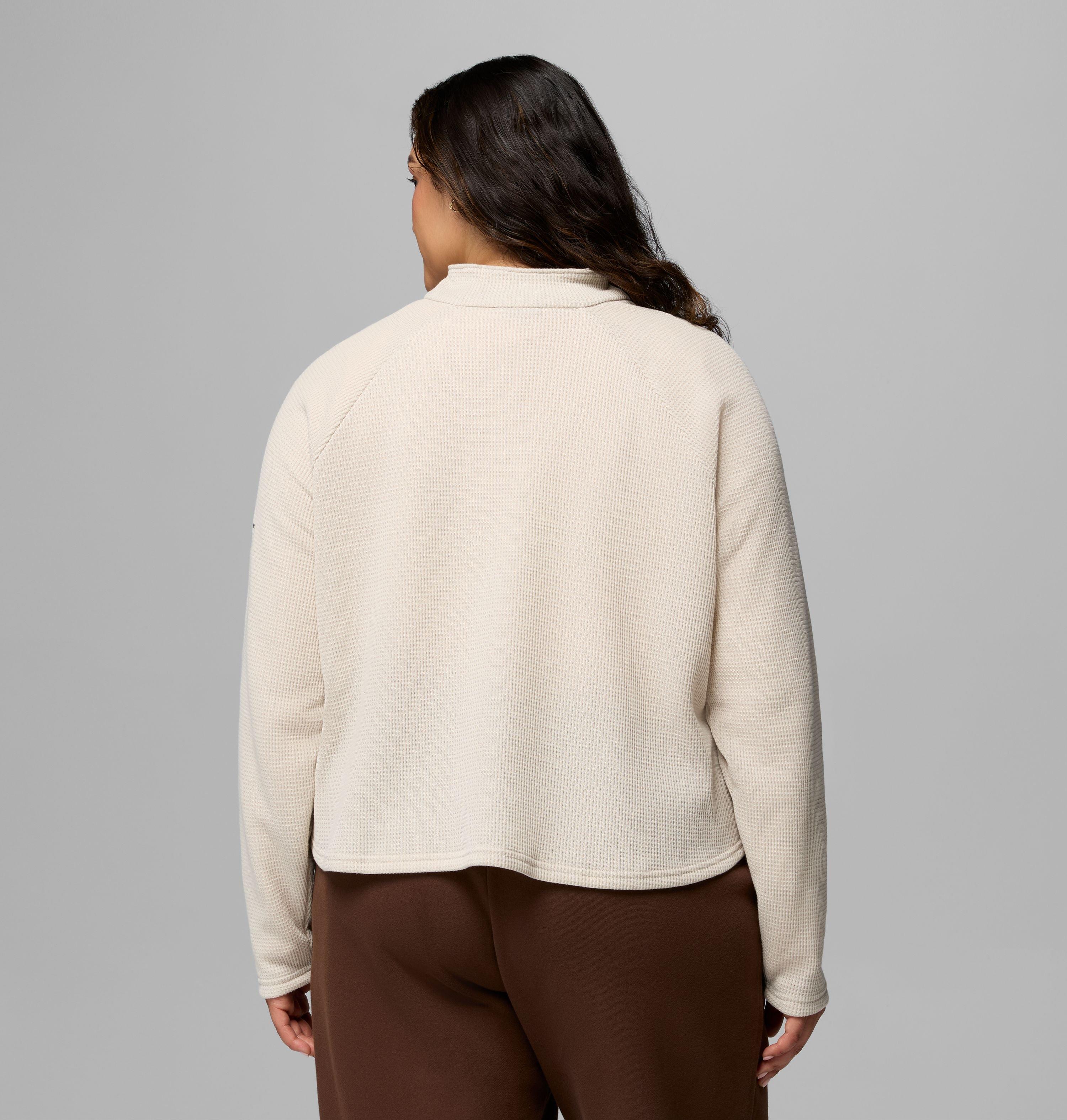 Women's Holly Hideaway Waffle Half Snap Shirt - Plus Size | Columbia