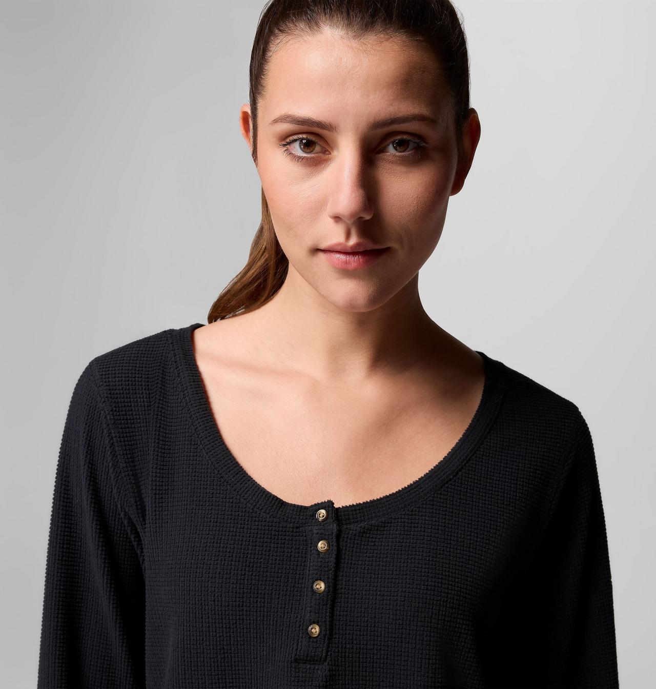 Women's Brea Falls™ Grid Henley Long Sleeve Shirt 5