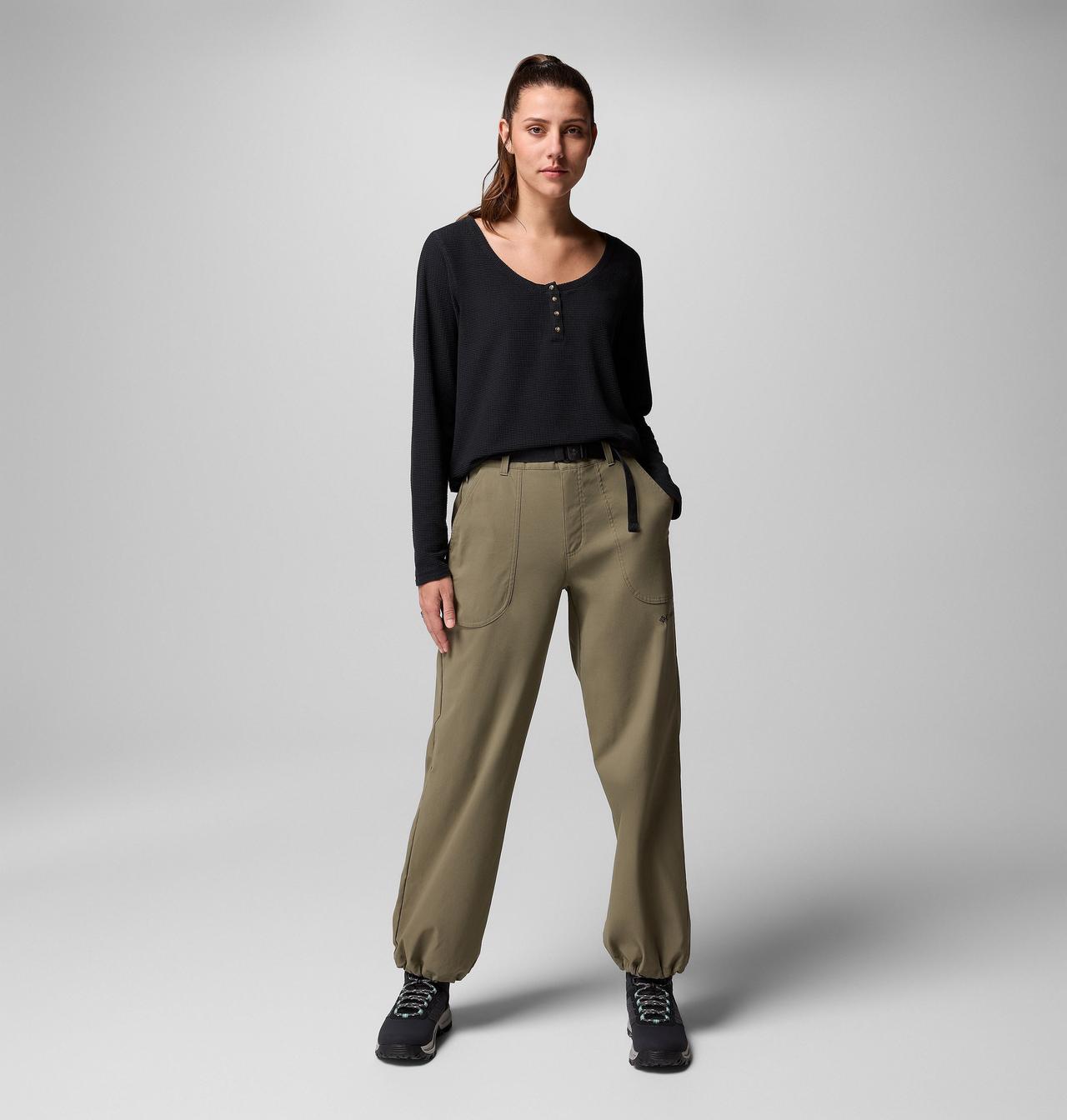 Women's Brea Falls™ Grid Henley Long Sleeve Shirt 2