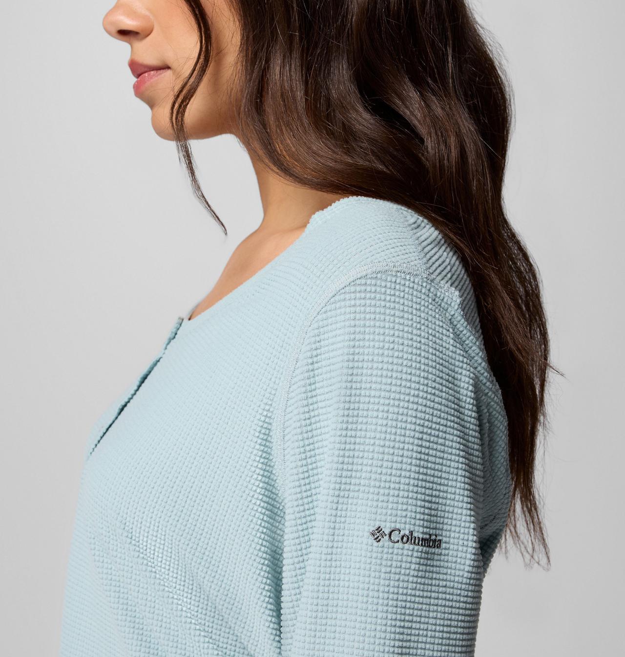 Women's Brea Falls™ Grid Henley Long Sleeve Shirt 6