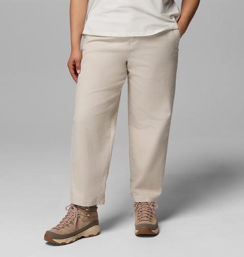 Женские брюки Columbia ROC Straight Leg - Plus Size, цвет: Серо-бежевый