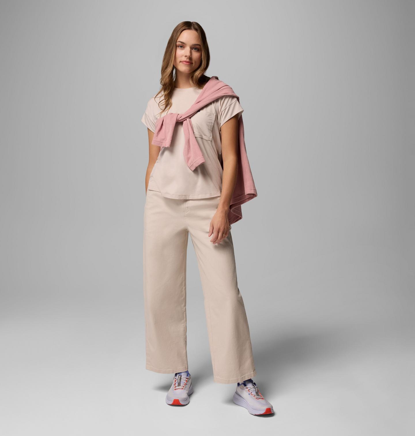 Женские брюки Columbia ROC Wide Leg, цвет: Серо-бежевый — фото 2