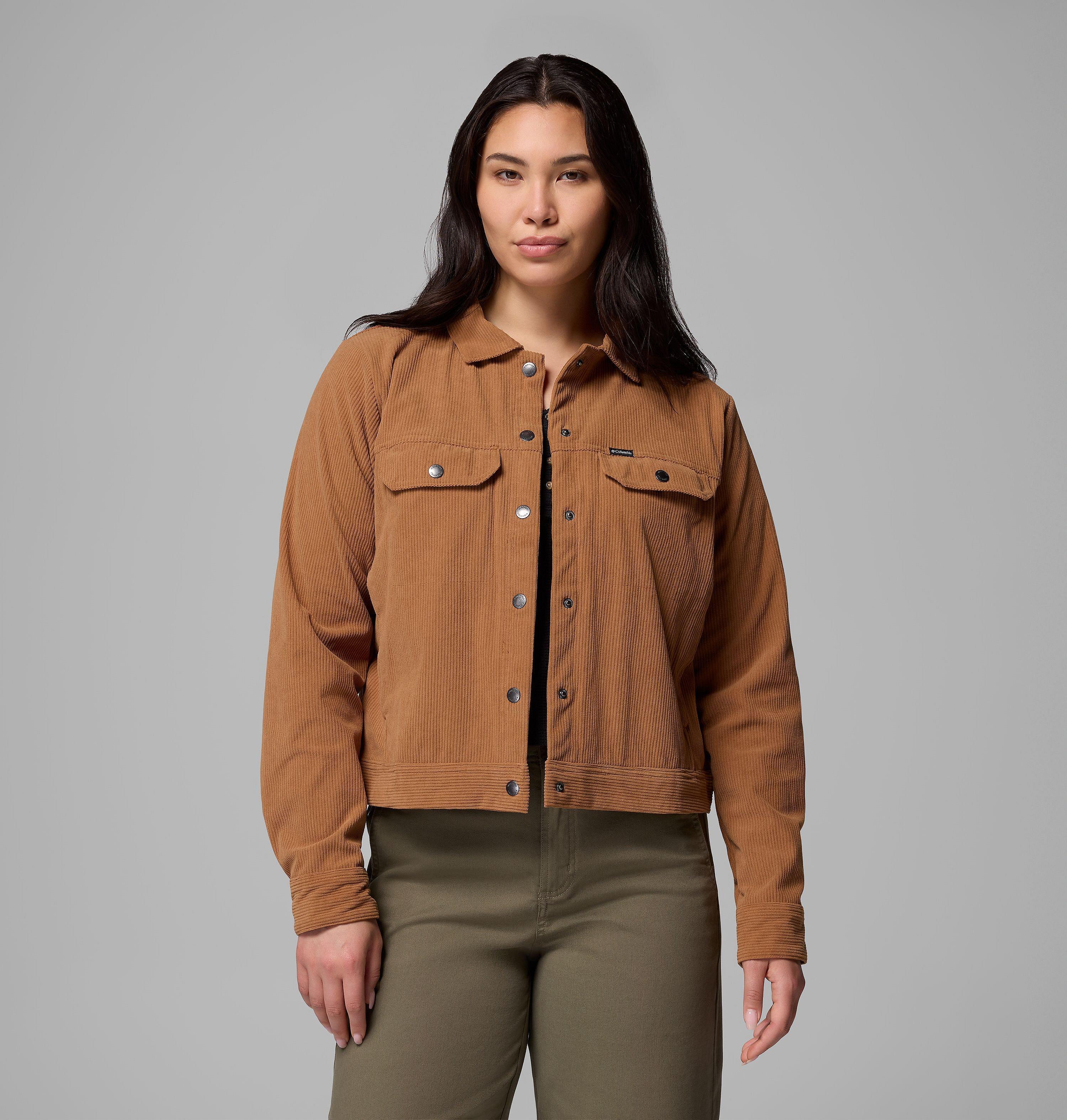 Women's Blue Point Creek Short Corduroy Shirt Jacket | 224 | XL 5