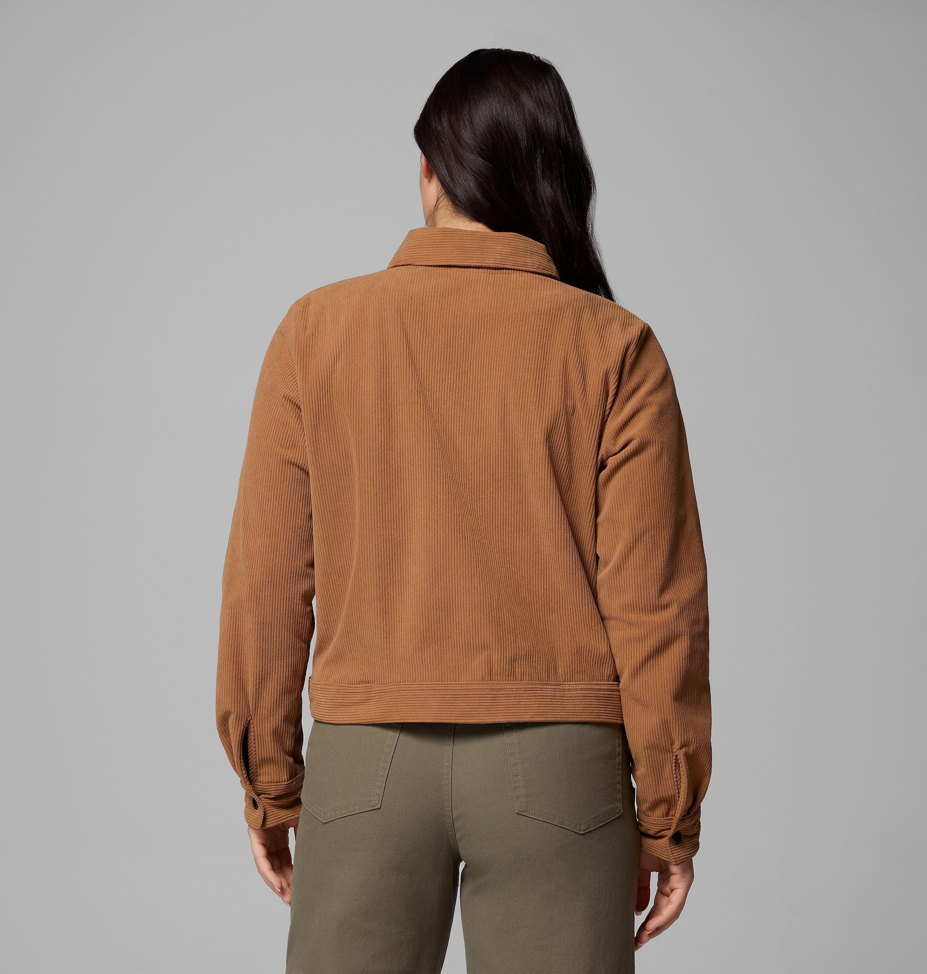 Women's Blue Point Creek Short Corduroy Shirt Jacket | 224 | XL 3