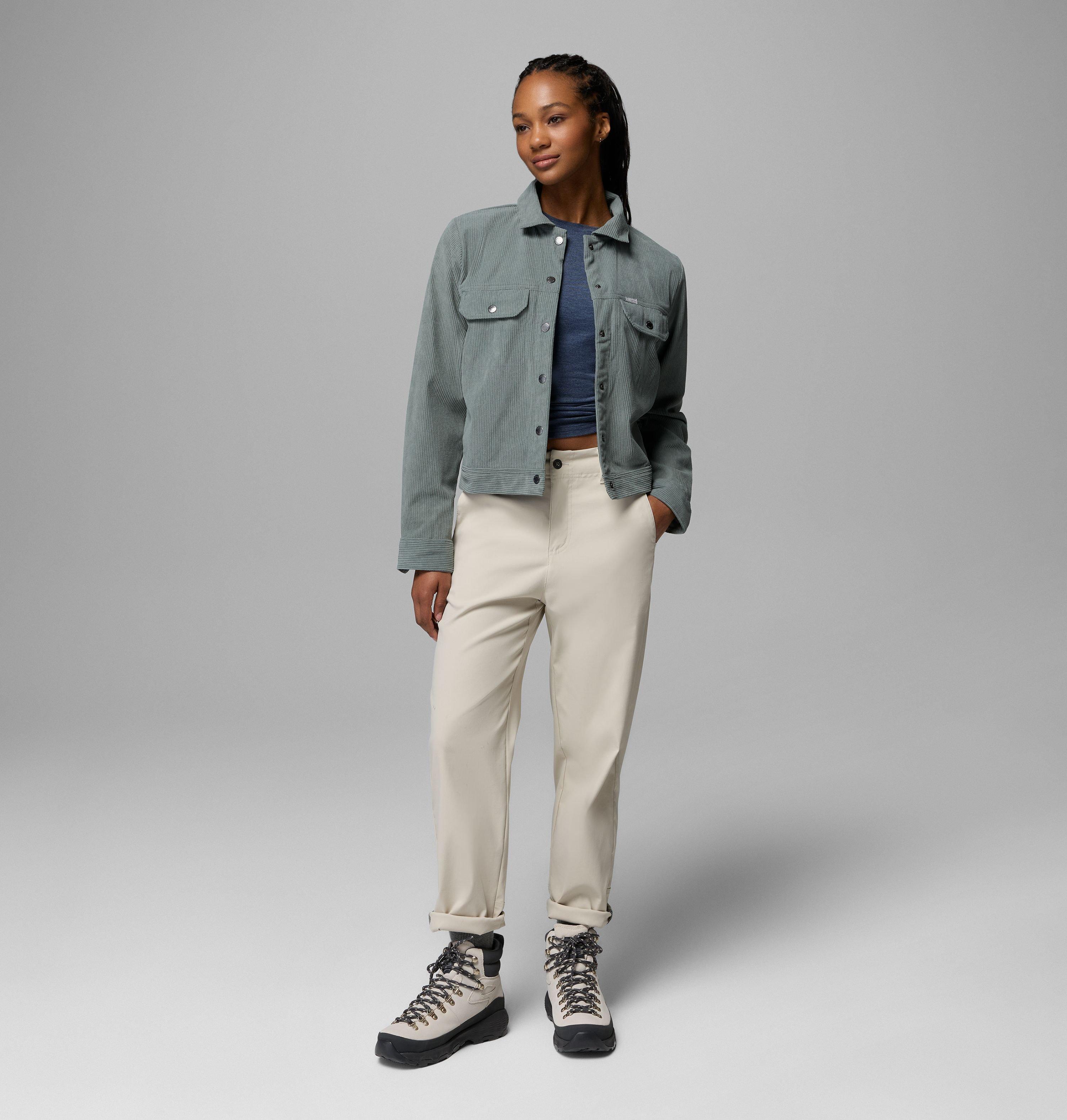 Women's Blue Point Creek Short Corduroy Shirt Jacket | 342 | L 2