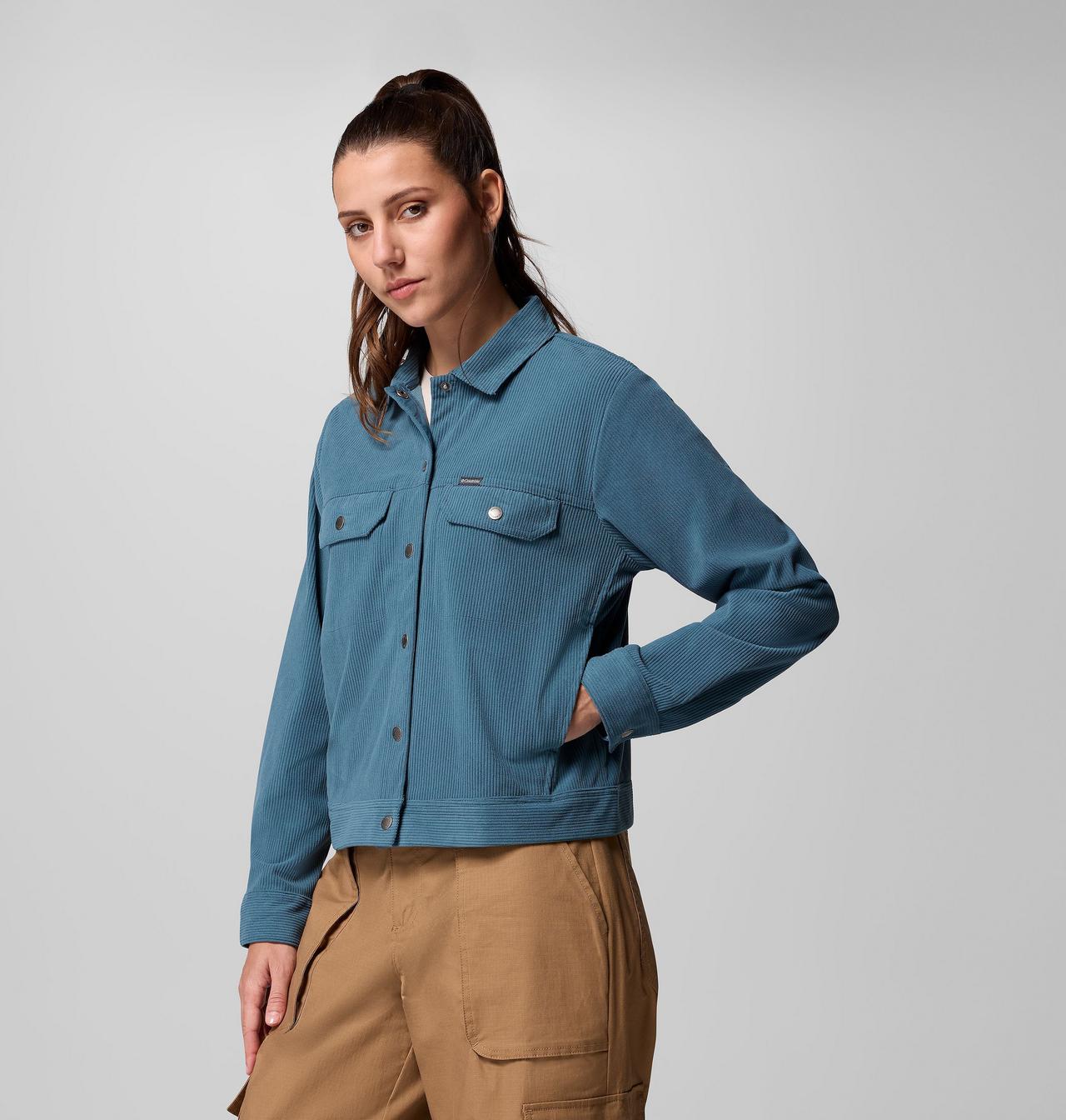 Blue Point Creek™ Short Corduroy Shirt J | 429 | L 4