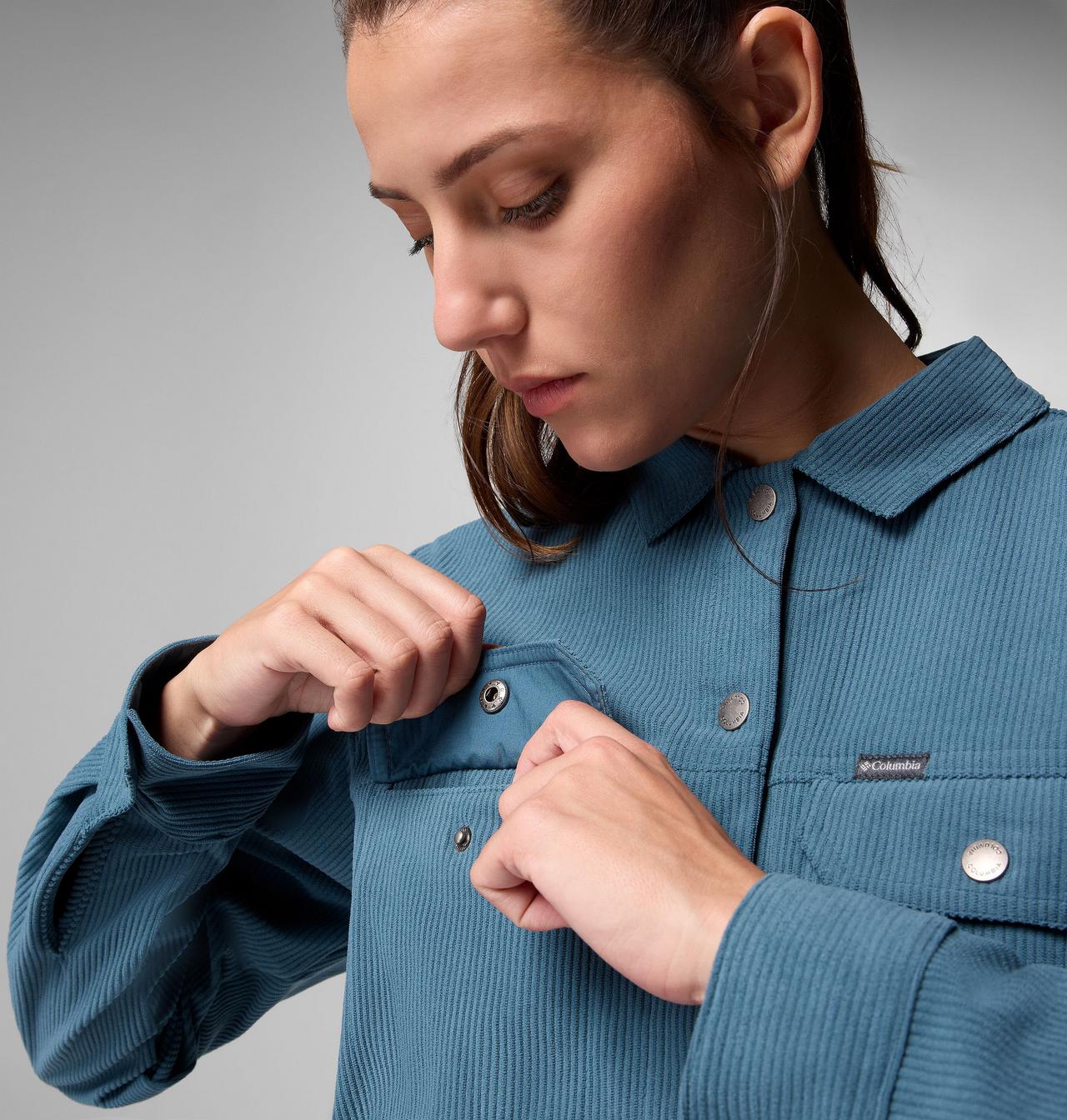 Blue Point Creek™ Short Corduroy Shirt J | 429 | L 5