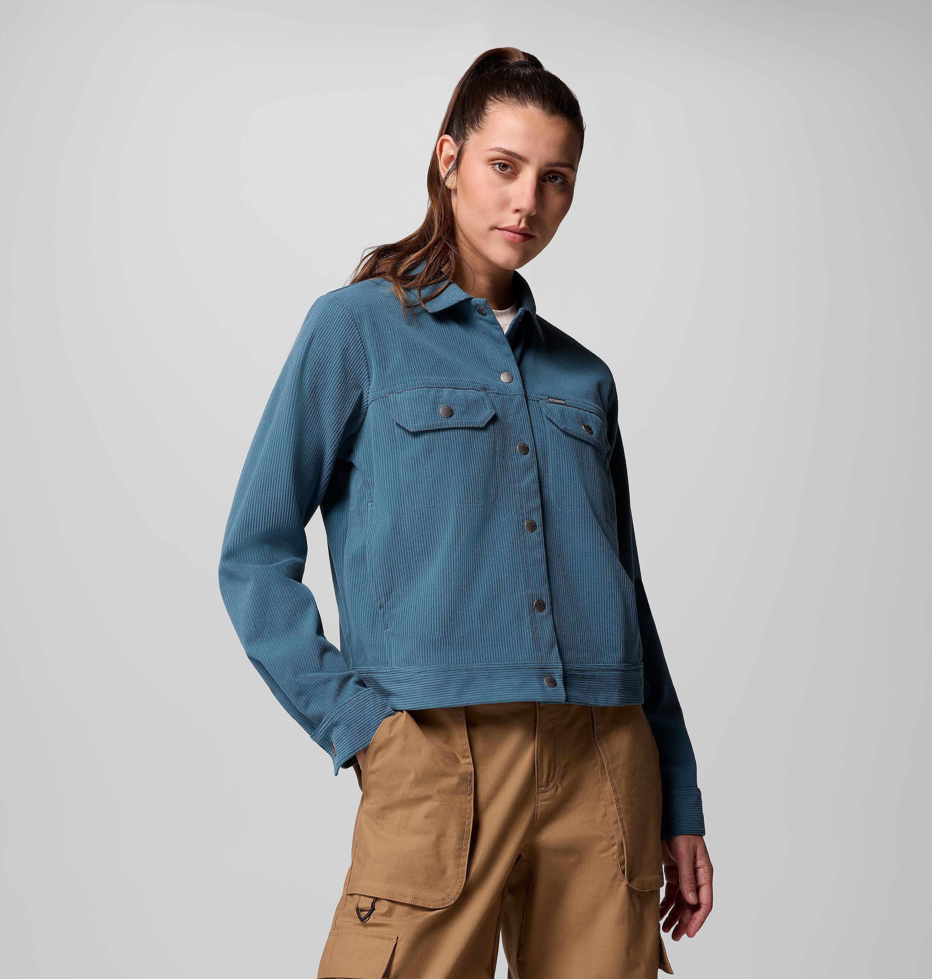 Columbia Women's  Point Creek  Short Corduroy Shirt Jacket-