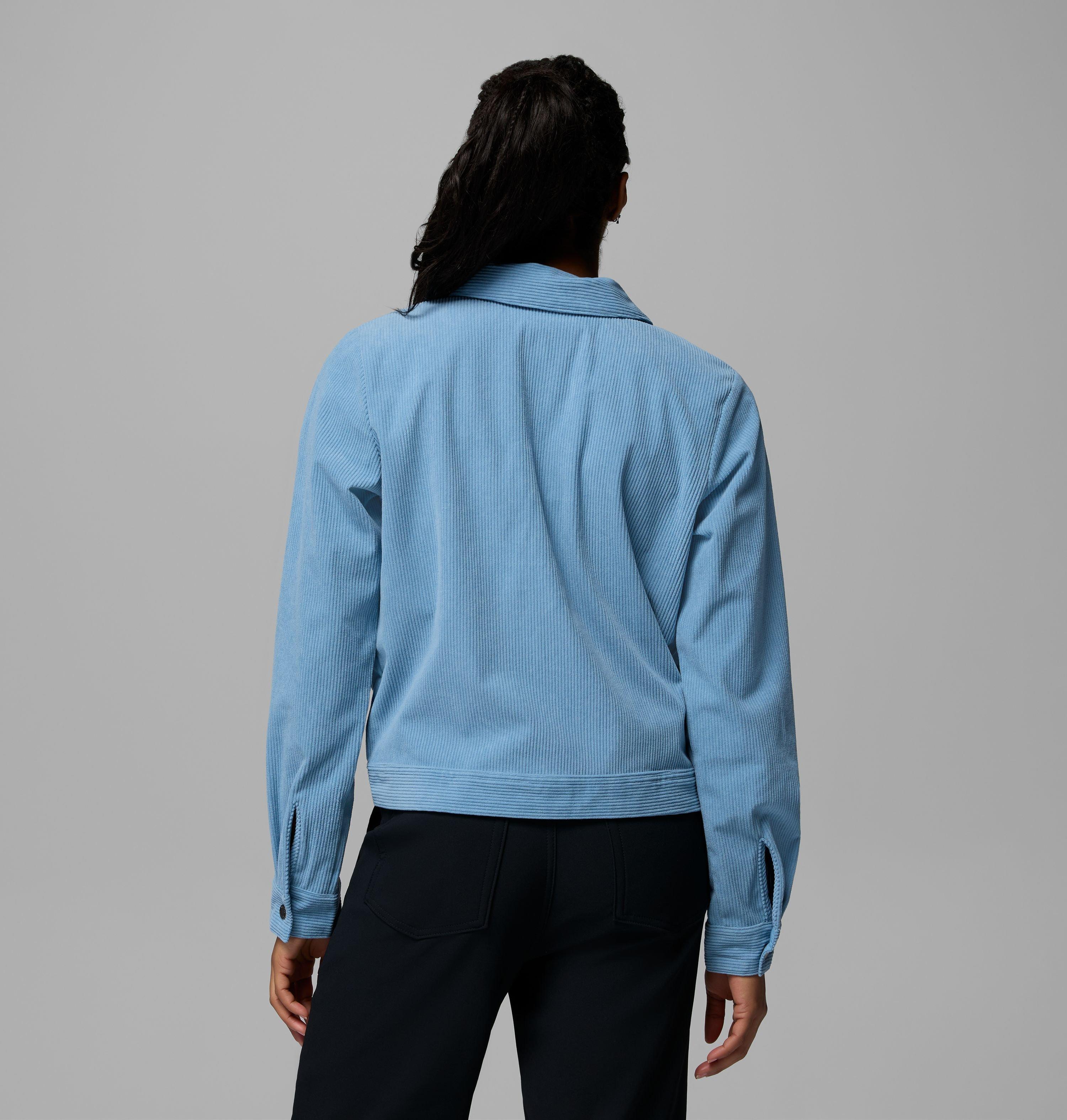 Women's Blue Point Creek Short Corduroy Shirt Jacket 3