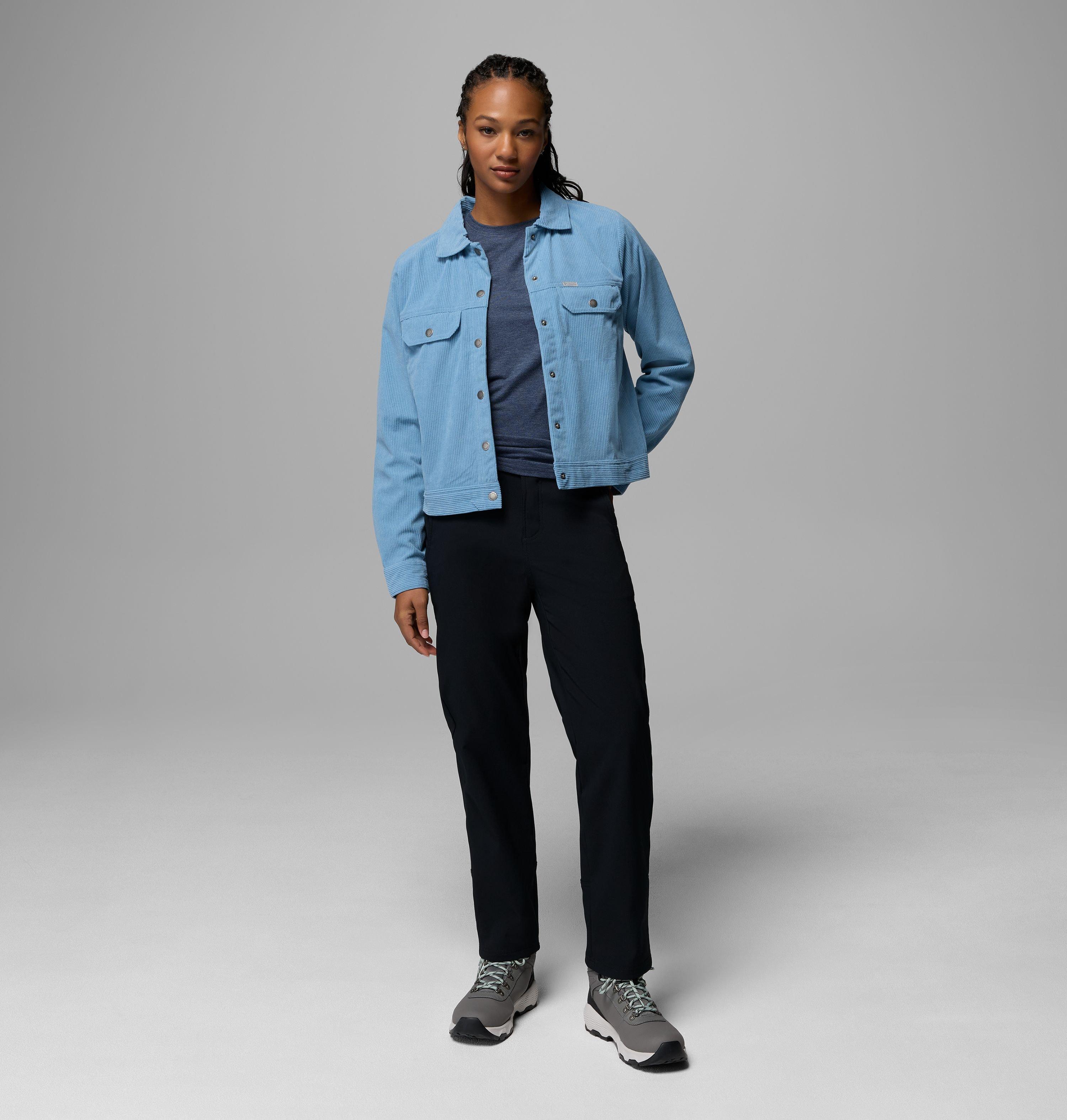 Women's Blue Point Creek Short Corduroy Shirt Jacket 8