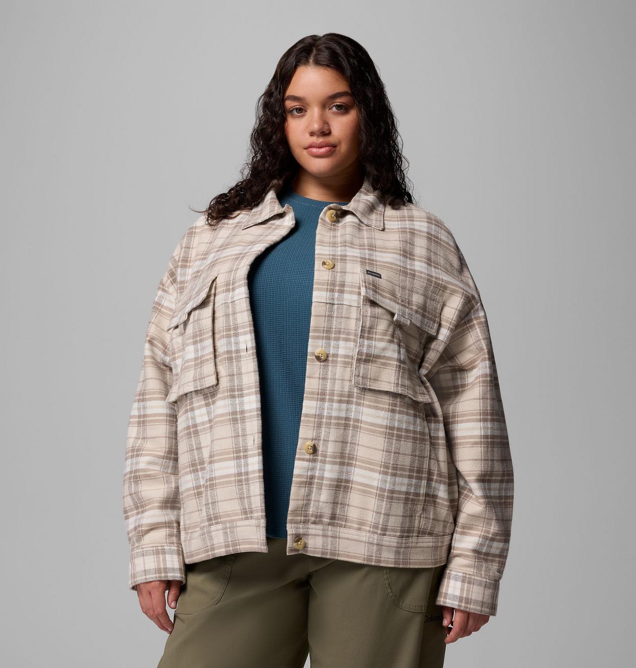 Women's Wildest Venture™ Shirt Jacket - Plus Size | 278 | 3X 5