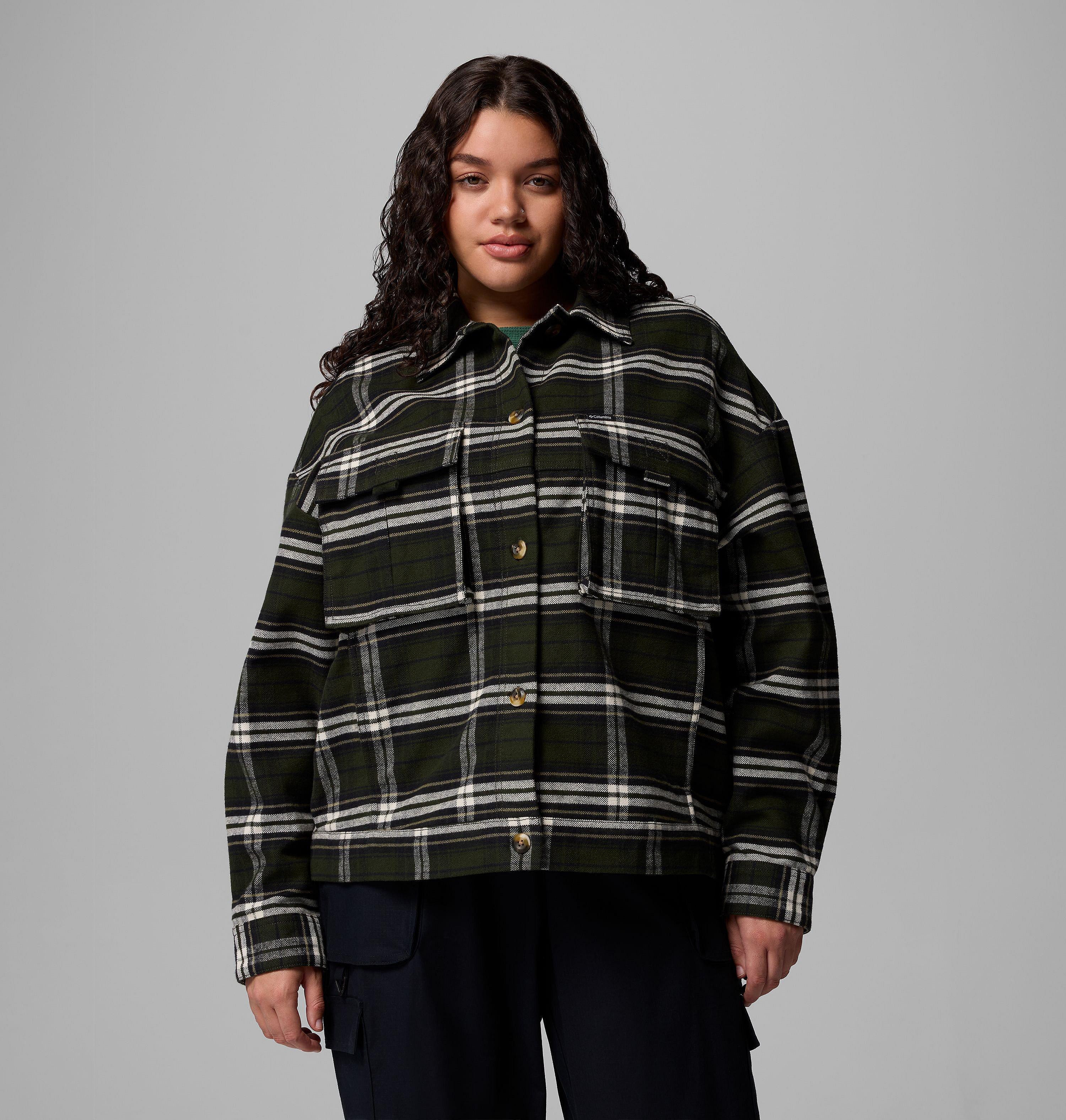 Columbia Women's Wildest Venture  Shirt Jacket - Plus Size-