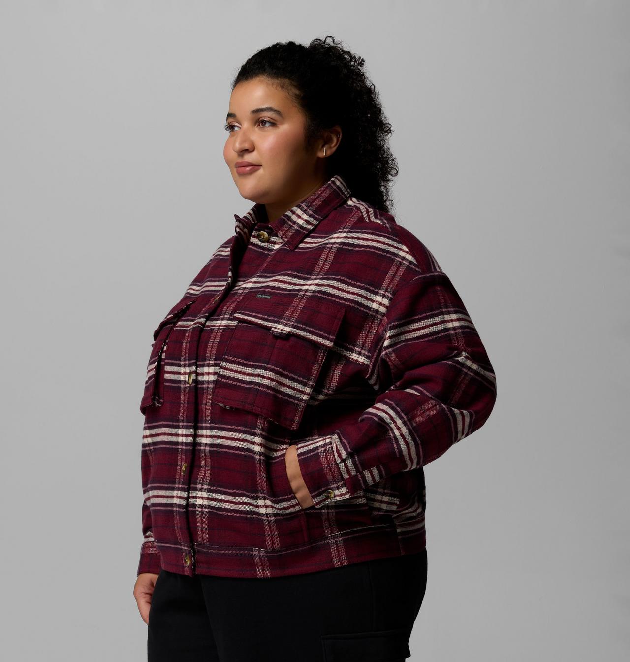 Women's Wildest Venture™ Shirt Jacket - Plus Size | 624 | 3X 4