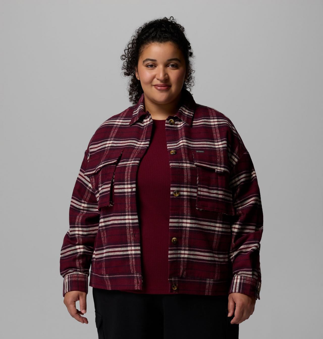 Women's Wildest Venture™ Shirt Jacket - Plus Size | 624 | 3X 5