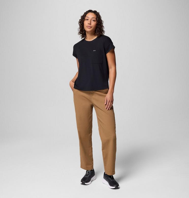 Women's Daniela Falls Technical T-Shirt, Color: Black, image 2