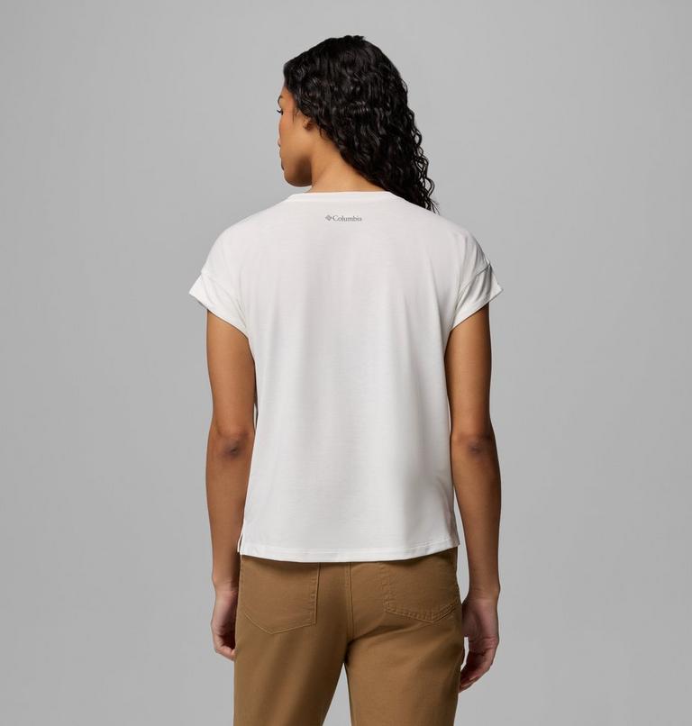 Women's Daniela Falls Technical T-Shirt, Color: Sea Salt, image 3