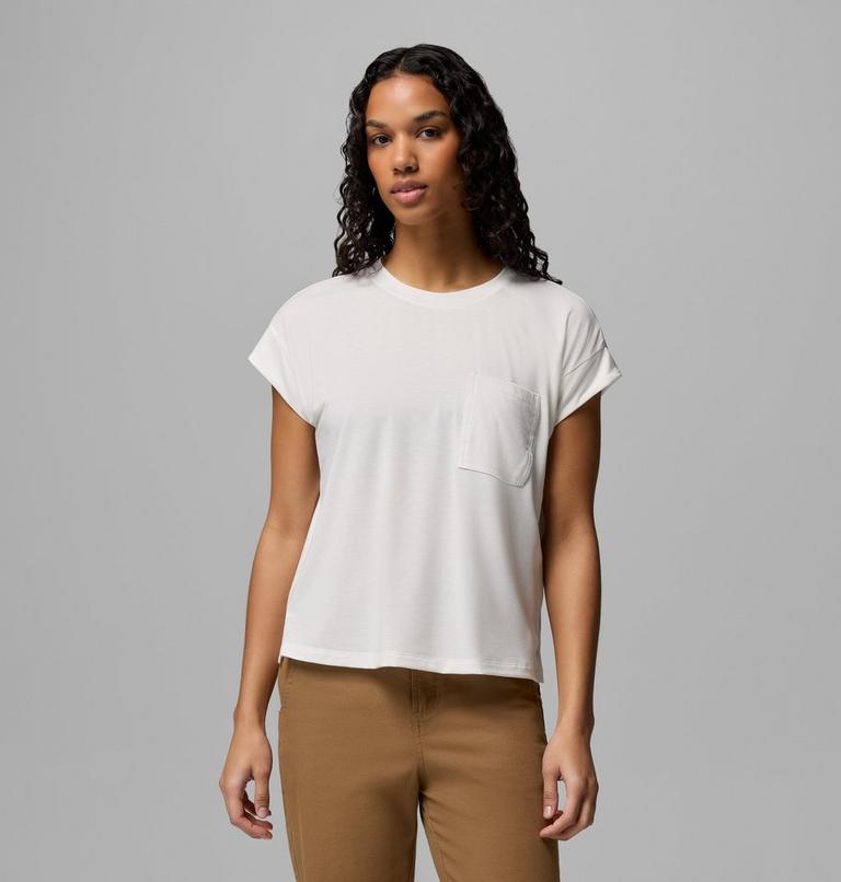 Women's Daniela Falls Technical T-Shirt, Color: Sea Salt, image 1