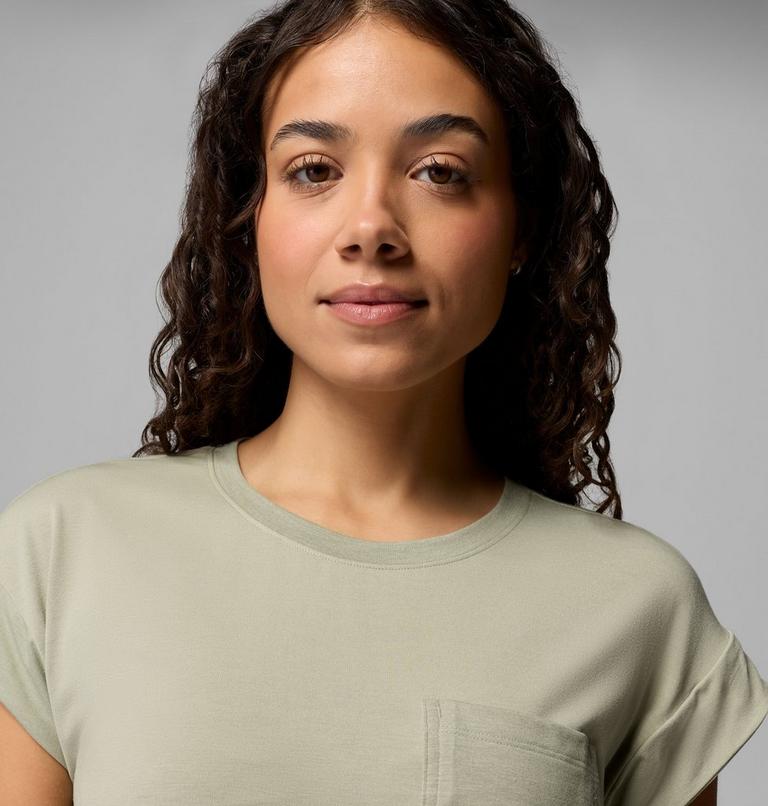 Women's Daniela Falls Technical T-Shirt, Color: Safari, image 5