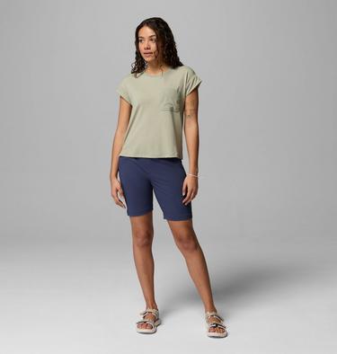 Women's Daniela Falls Technical T-Shirt, Color: Safari, image 6