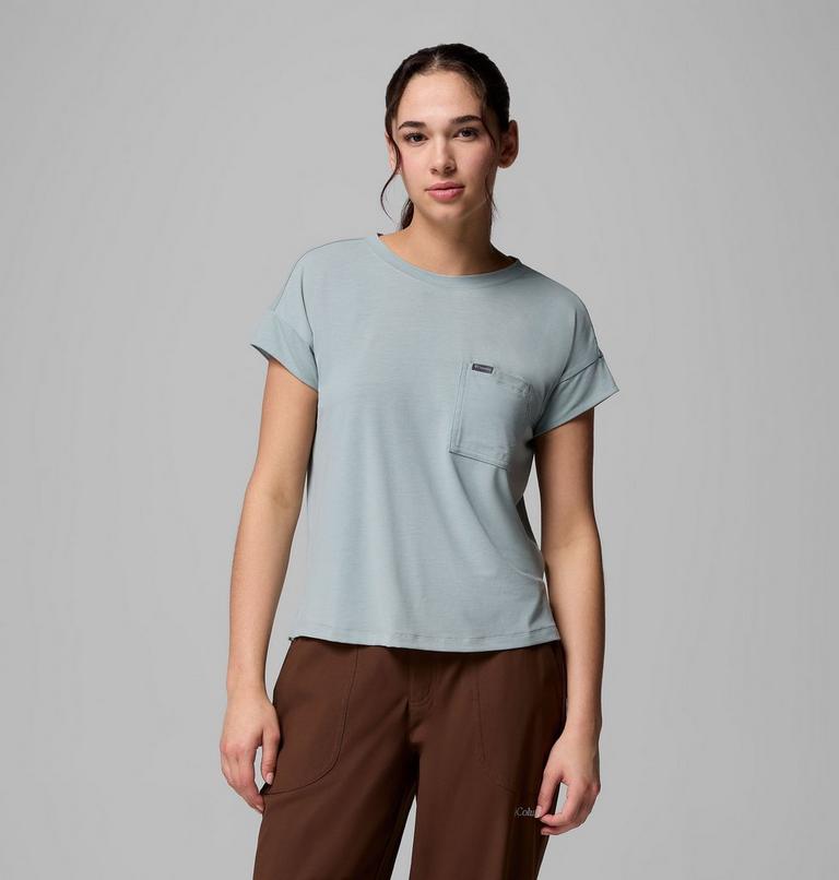 Women's Daniela Falls Technical T-Shirt, Color: Crushed Blue, image 1