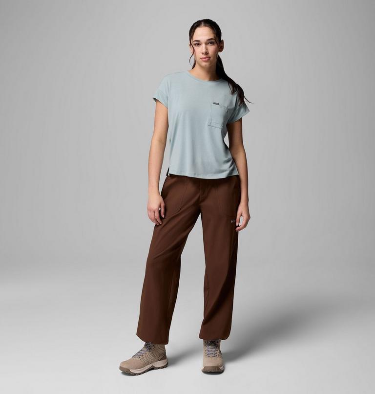Women's Daniela Falls Technical T-Shirt, Color: Crushed Blue, image 2