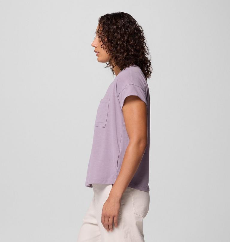 Women's Daniela Falls Technical T-Shirt, Color: Shale Purple, image 4