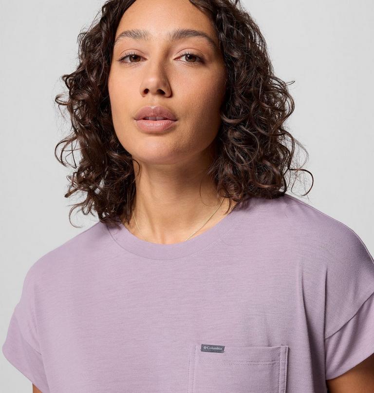 Women's Daniela Falls Technical T-Shirt, Color: Shale Purple, image 5