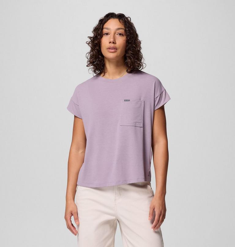 Women's Daniela Falls Technical T-Shirt, Color: Shale Purple, image 1